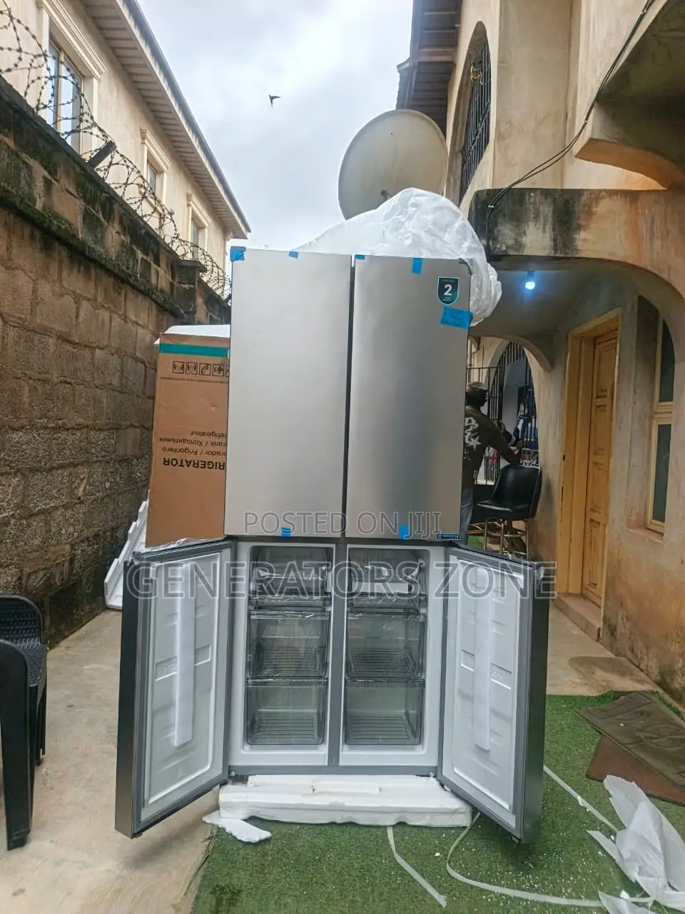 Hisense 427L Cross Door Fridge With Precise Temperature Control