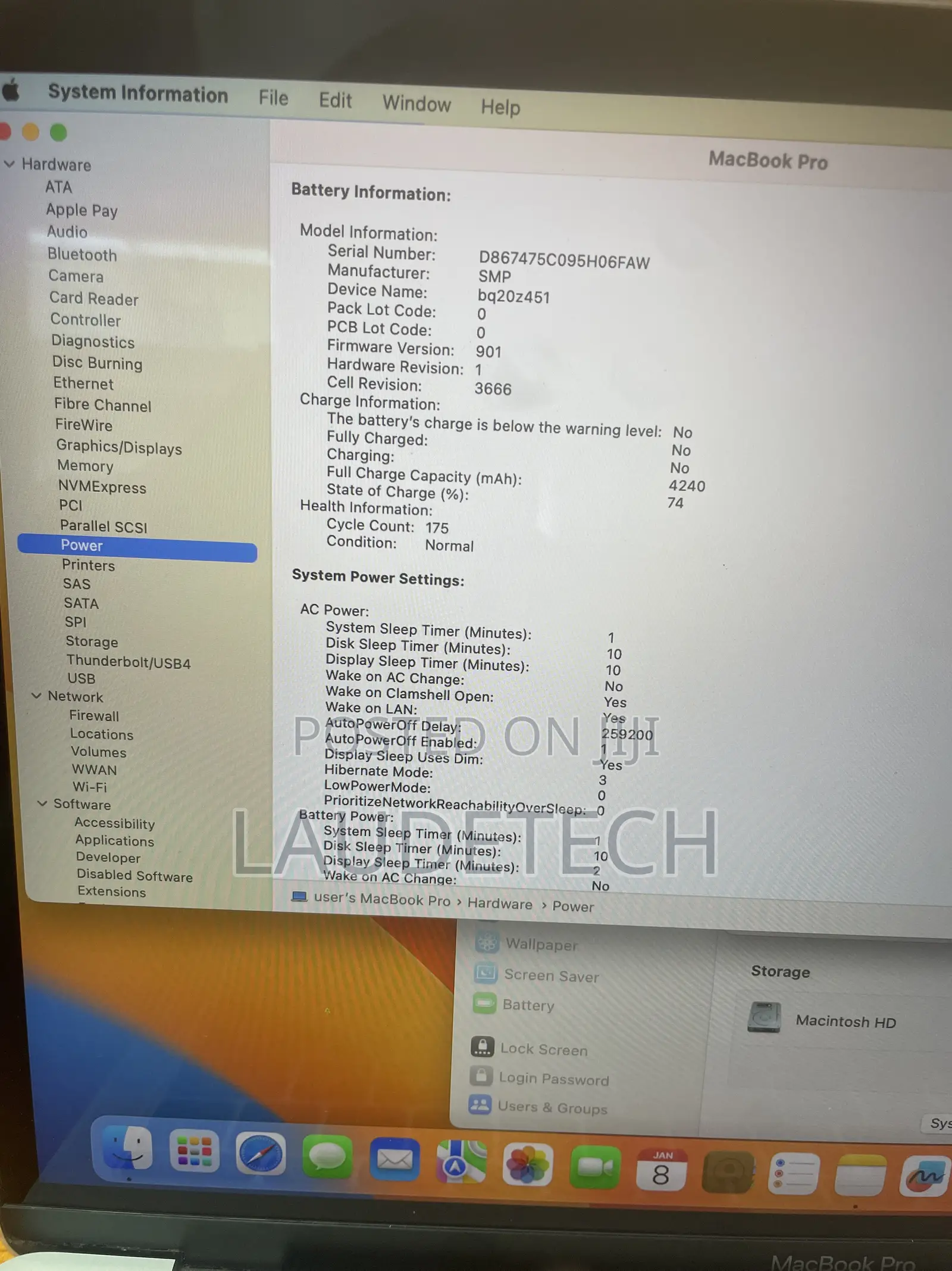 Laptop Apple MacBook Pro 2017 8GB Intel Core i5 SSD 128GB