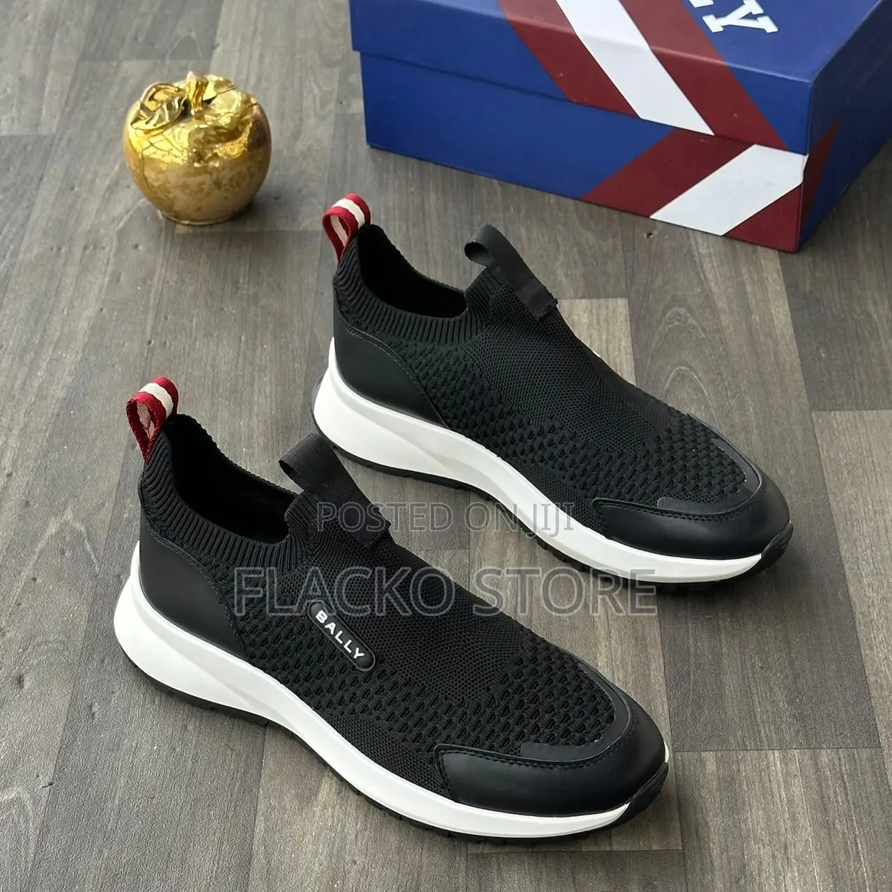 Original Bally Luxury Slip Ons Sneakers