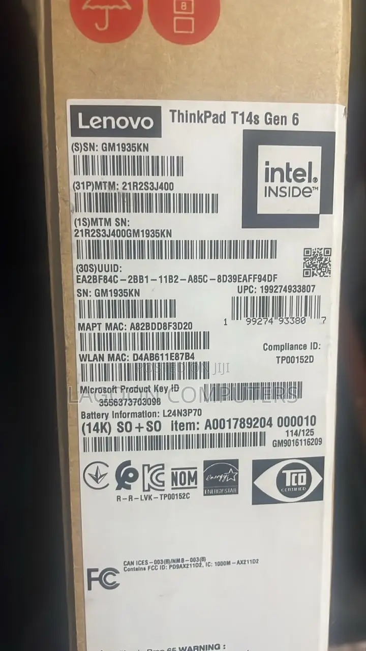 New Laptop Lenovo ThinkPad T14s G4 16GB Intel Core Ultra 5 SSD 512GB