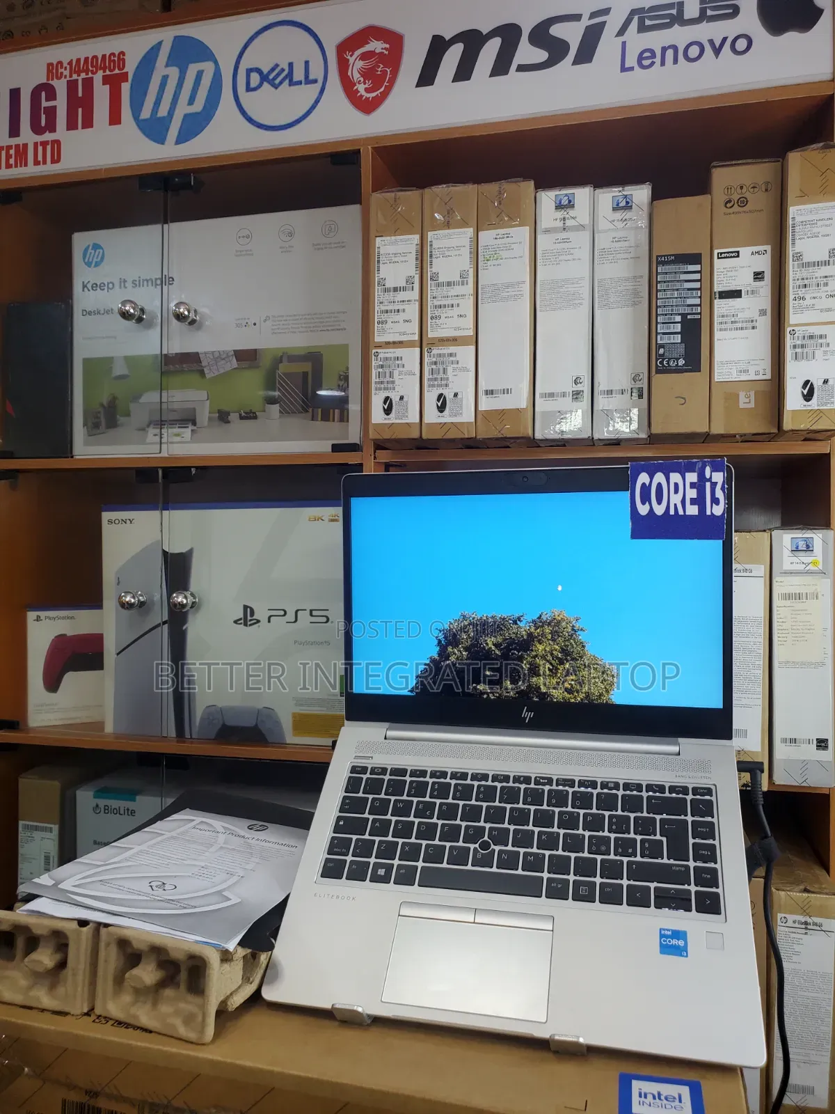 New Laptop HP EliteBook 755 G2 4GB Intel Core i3 SSD 256GB