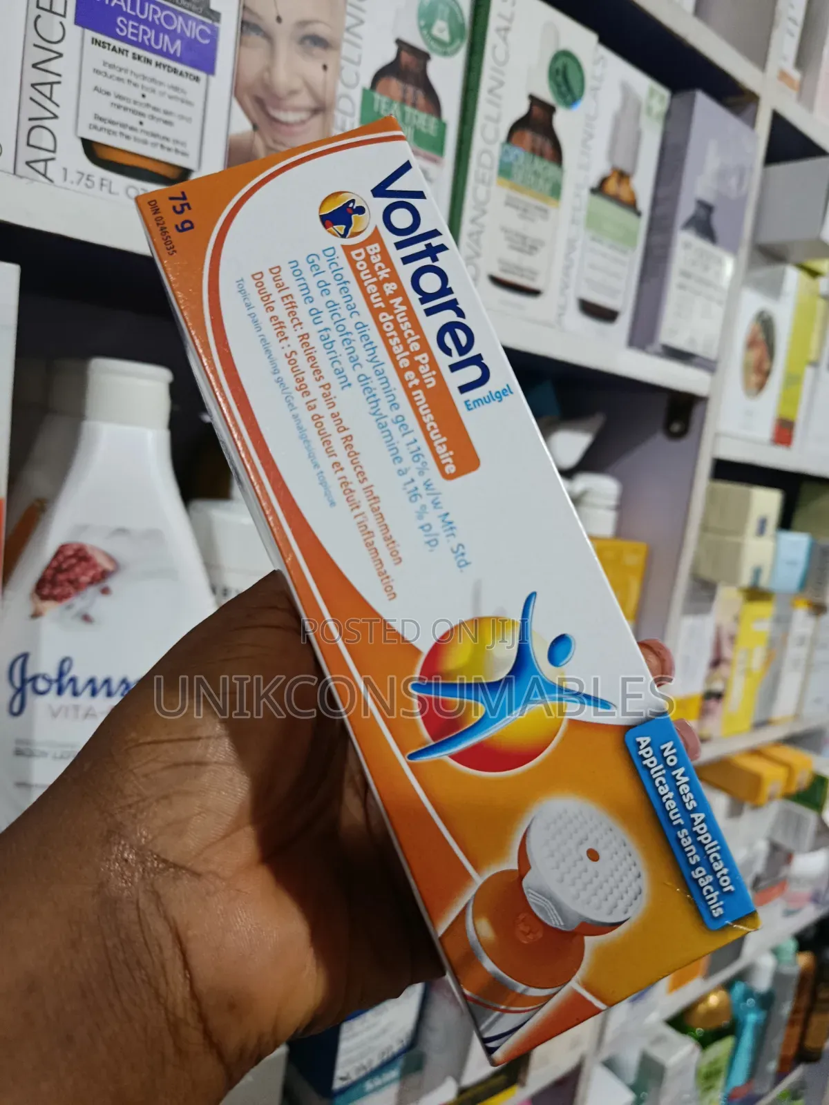 Voltaren Emulgel Back Muscle Pain Topical Gel 75g