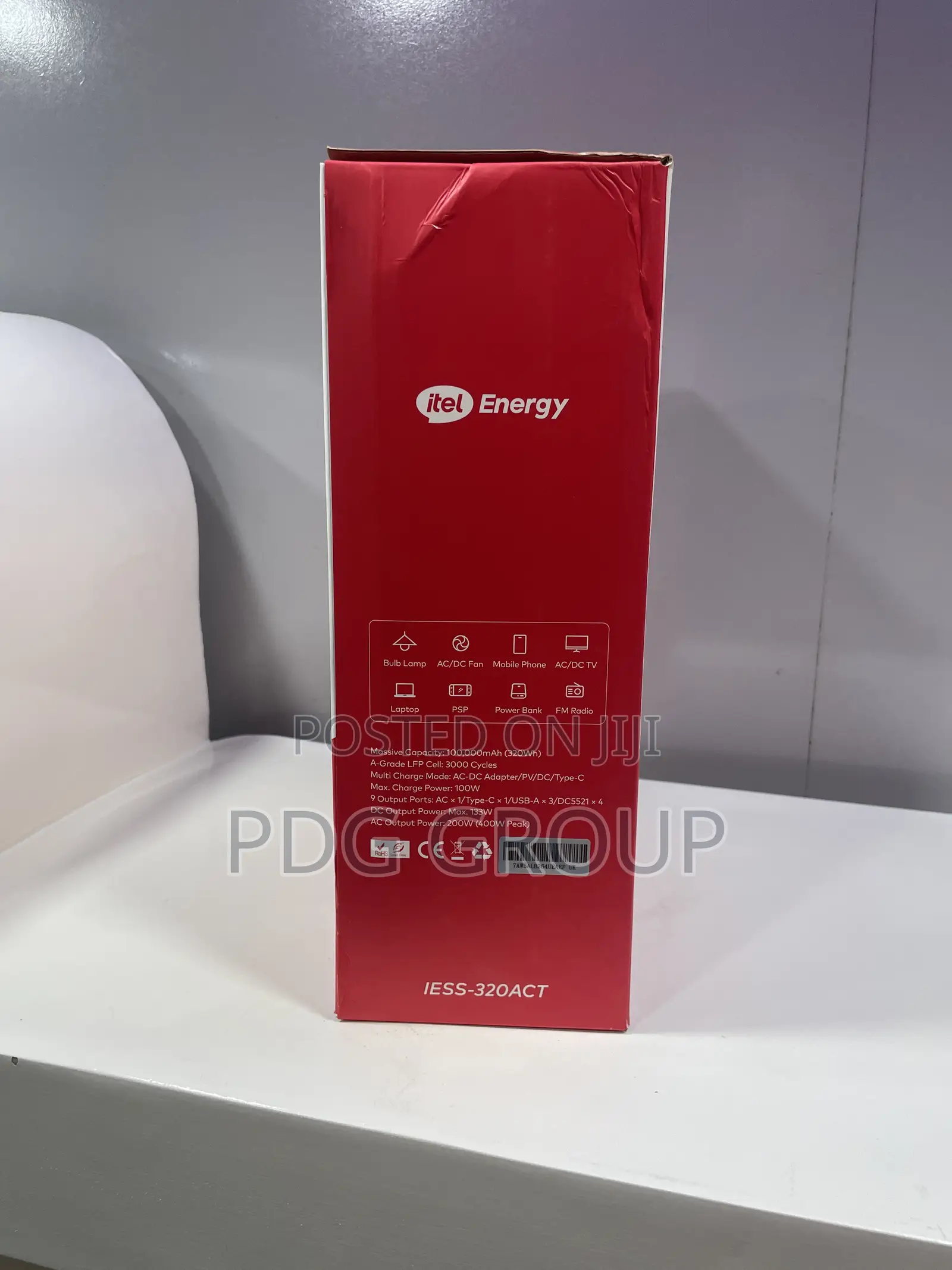 Itel Power Go Pro 320Wh Portable Power Station