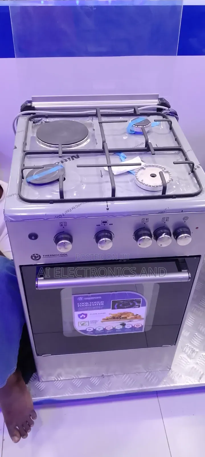 Haier Thermocool Standing Gas and Electric Cooker 50by50