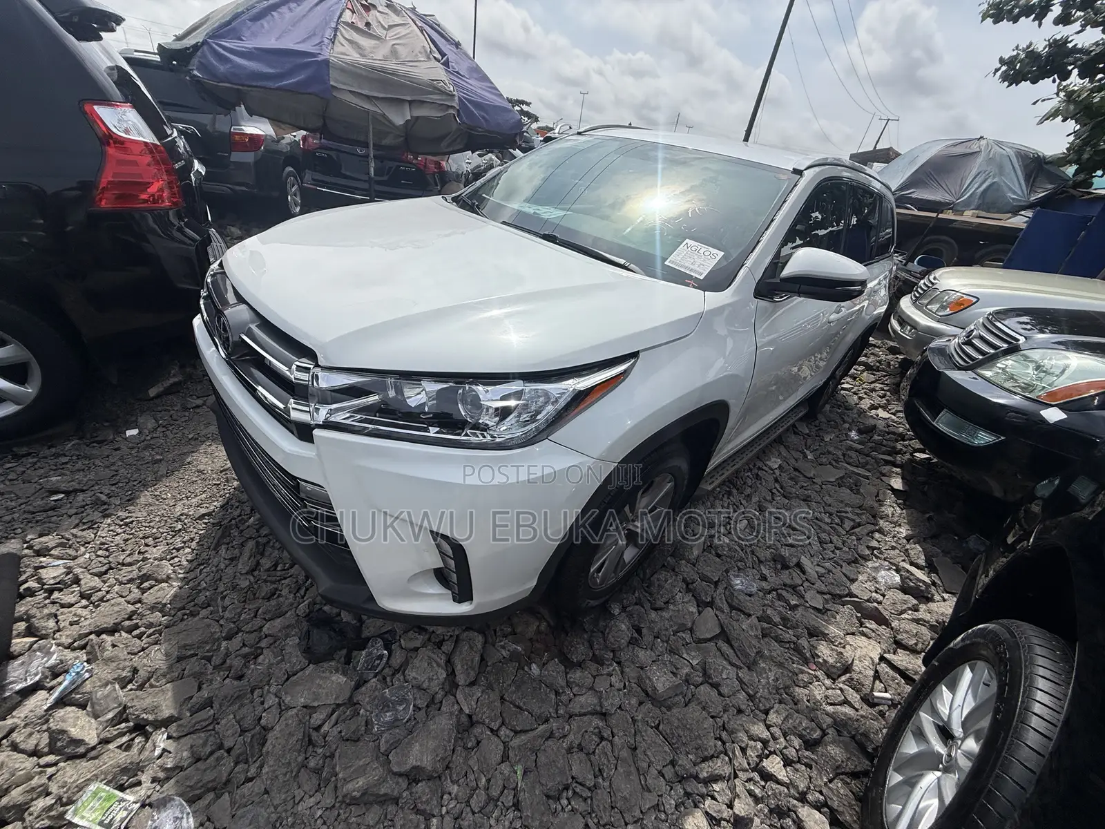 Toyota Highlander LE Plus V6 4x4 (3.5L 6cyl 6A) 2016 White
