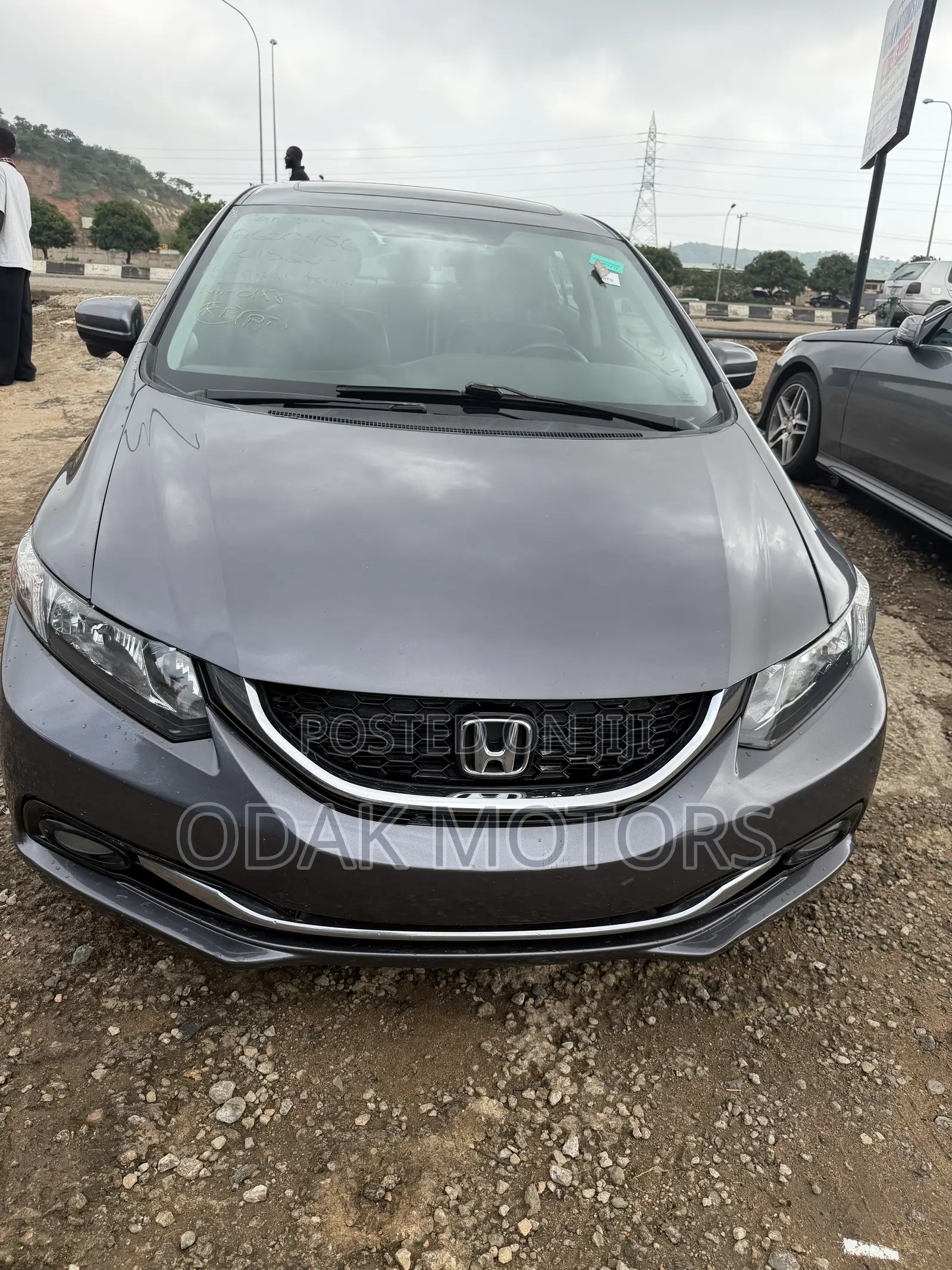 Honda Civic EX-L w/Navigation 4dr Sedan (1.8L 4cyl CVT) 2015 Gray
