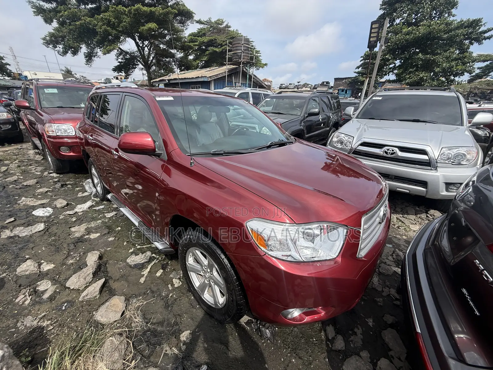 Toyota Highlander Sport 2008 Red