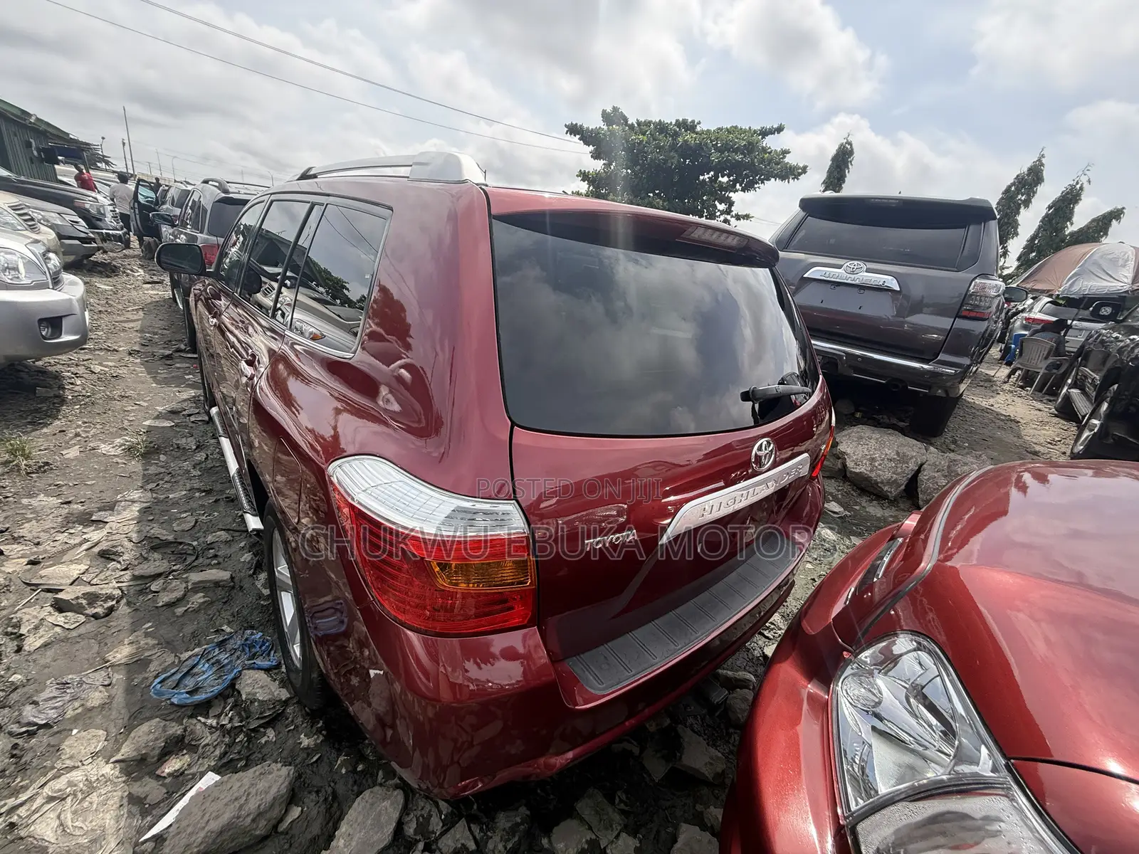 Toyota Highlander Sport 2008 Red