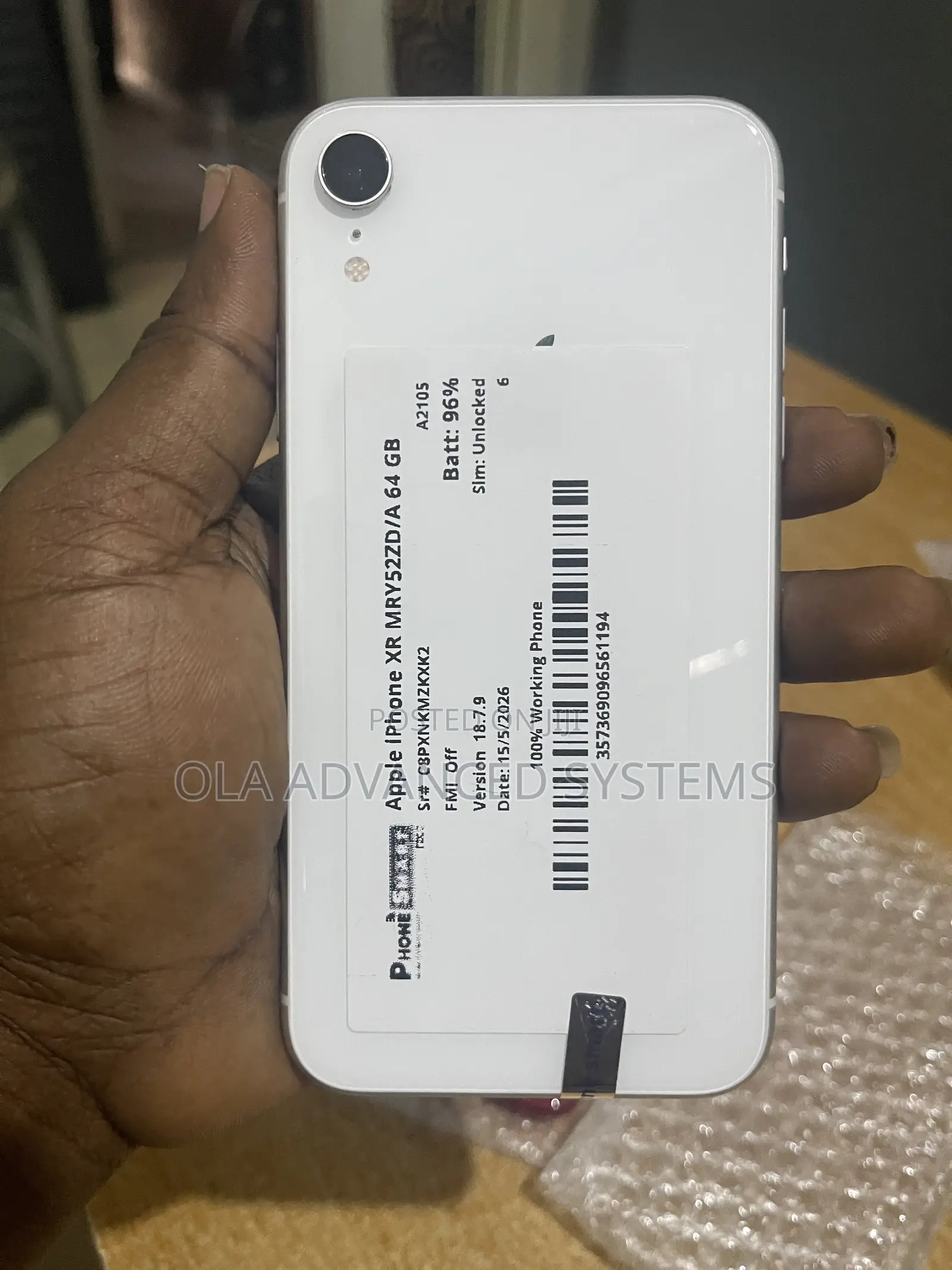 Apple iPhone XR 64 GB White