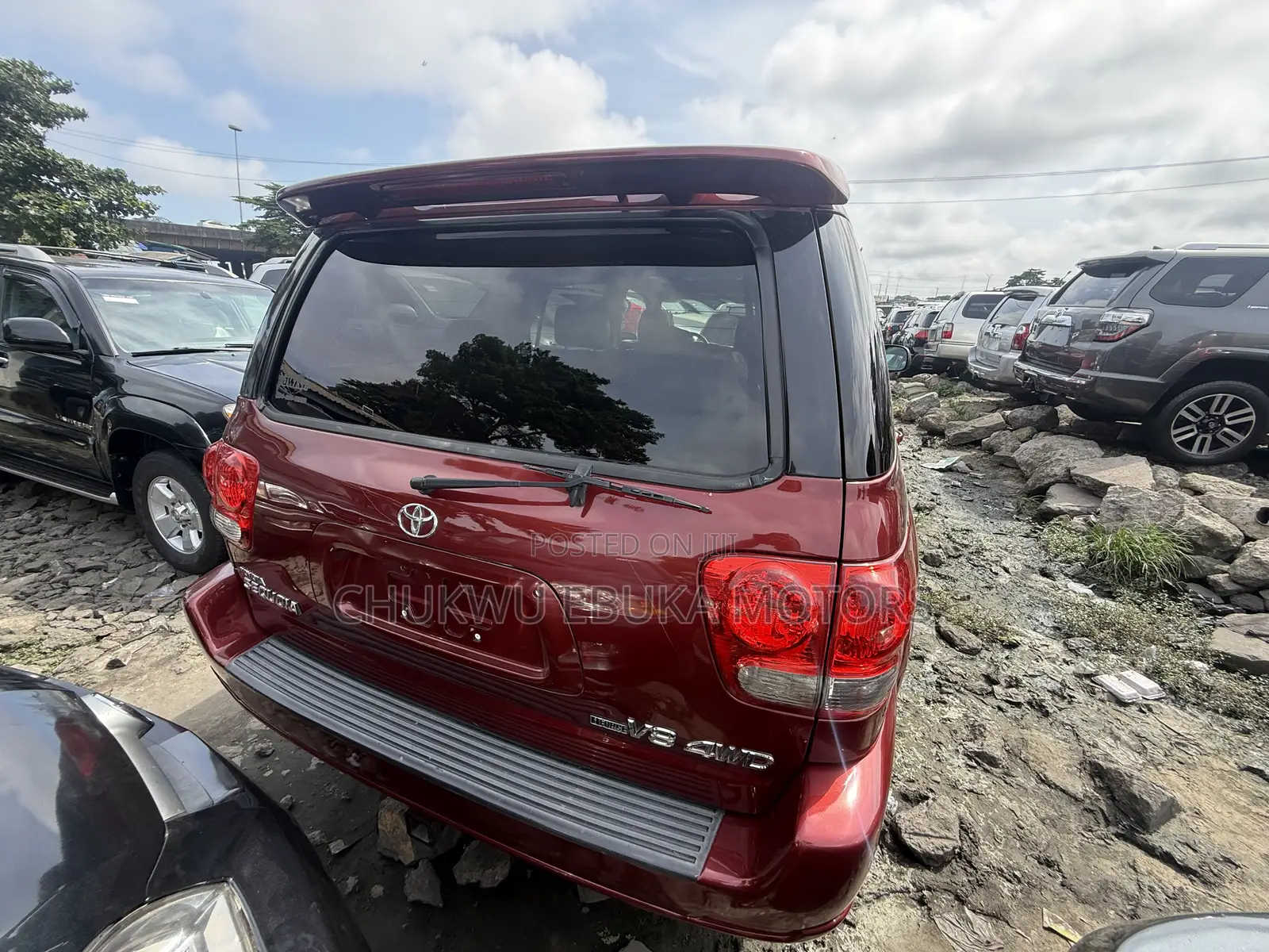 Toyota Sequoia Limited 4dr SUV 4WD (4.7L 8cyl 5A) 2006 Red
