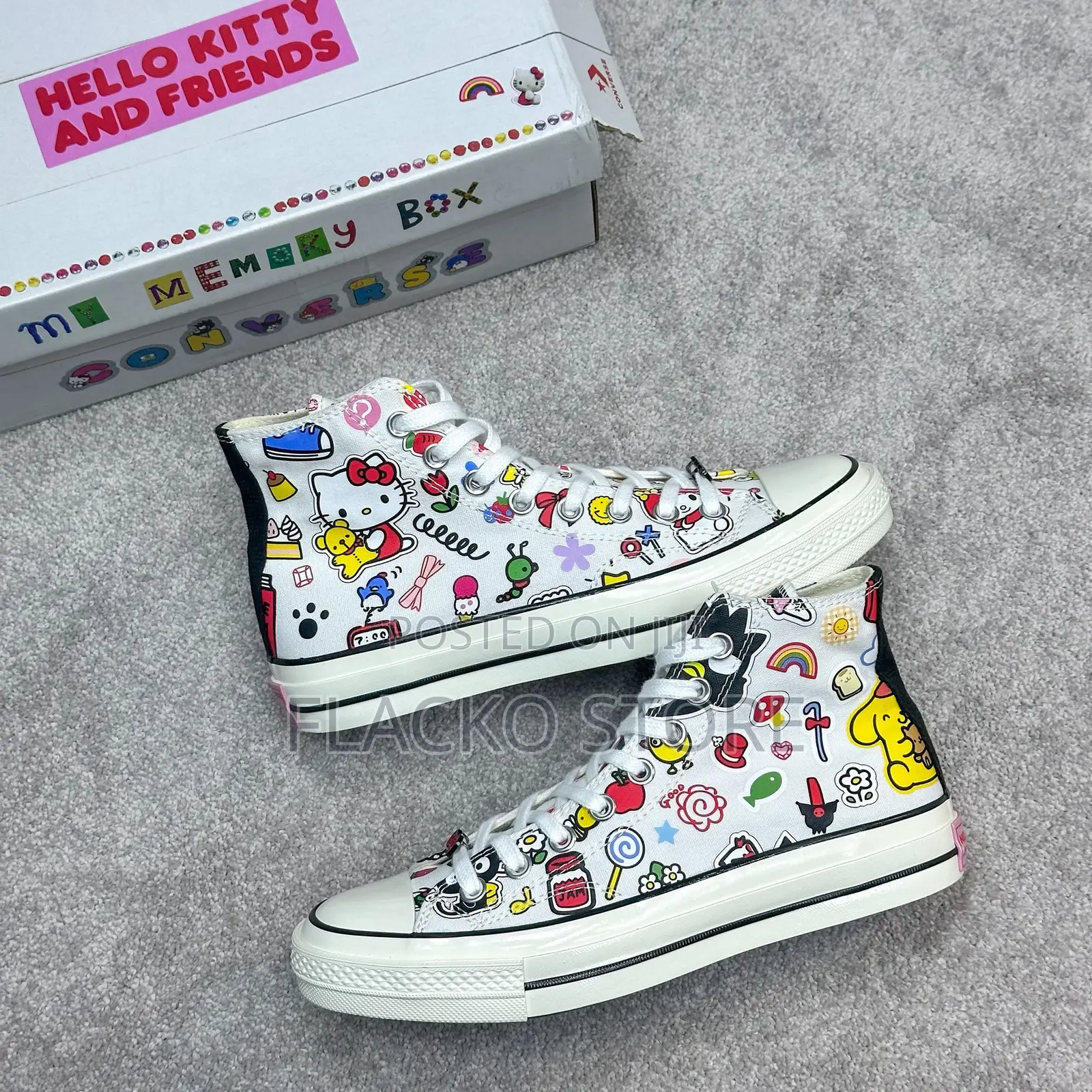 Original Converse Chuck Taylor Hi X Hello Kitty Sneakers