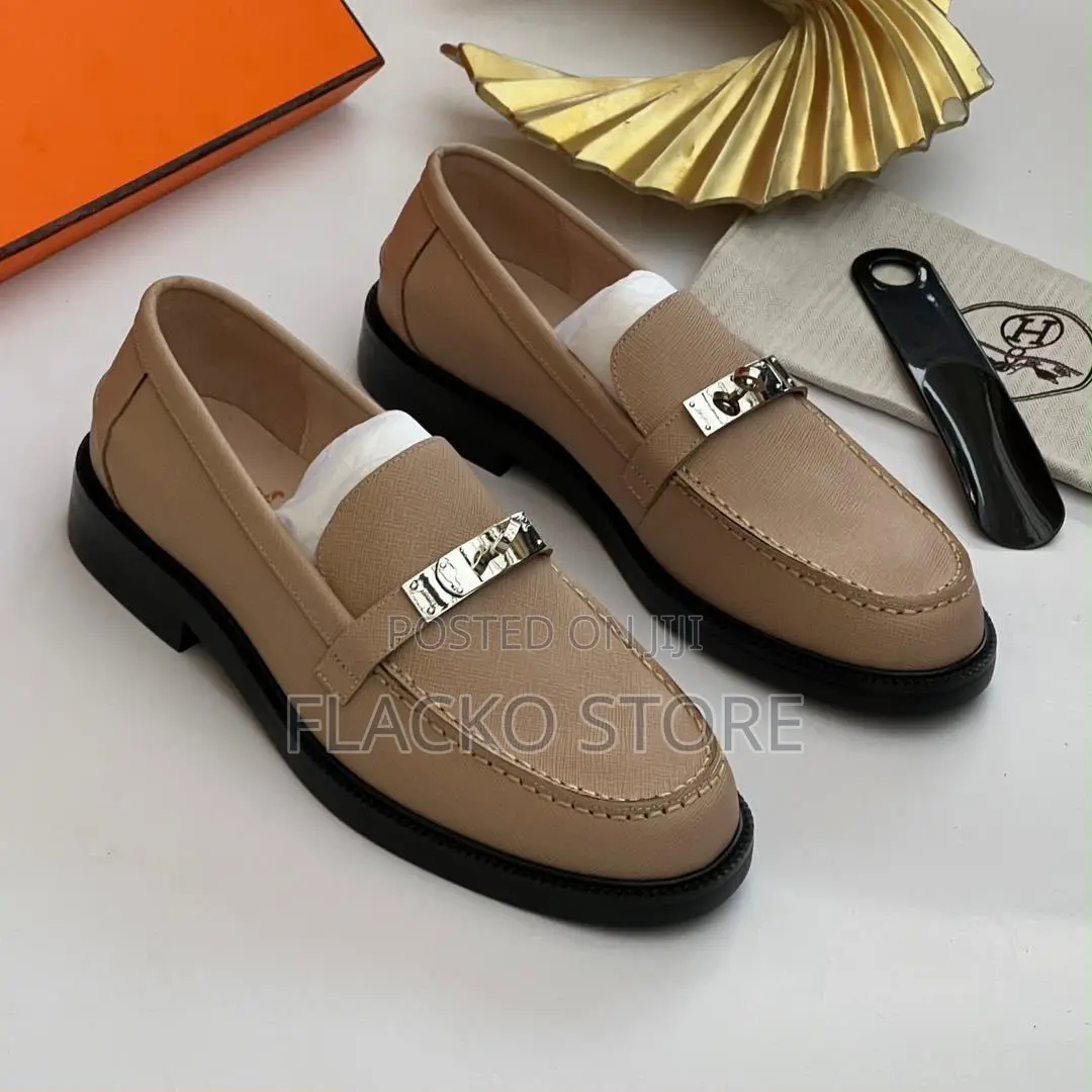 Original Hermes Kelly Loafers Shoes