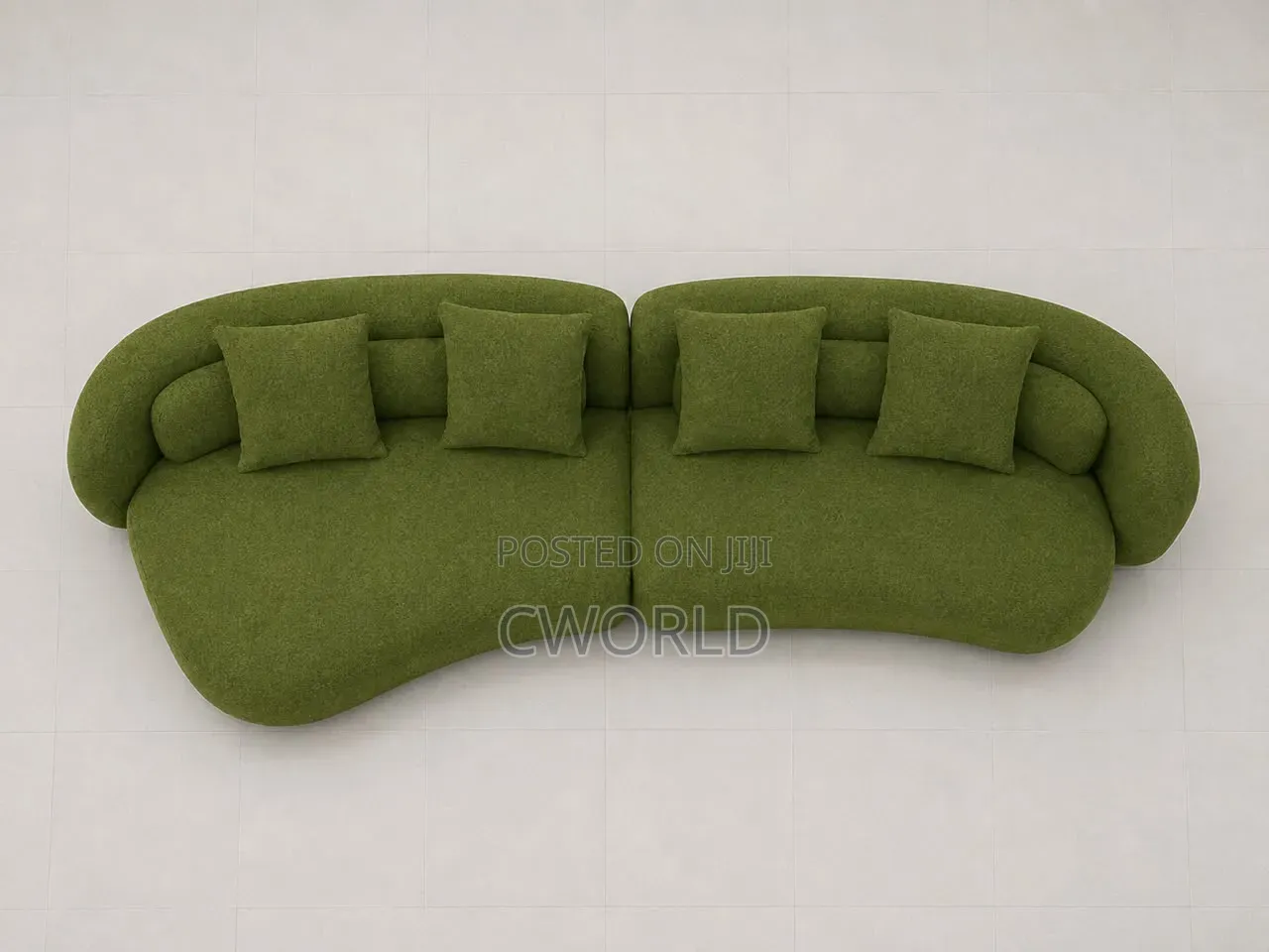 Curved Modular Sofa - Imported