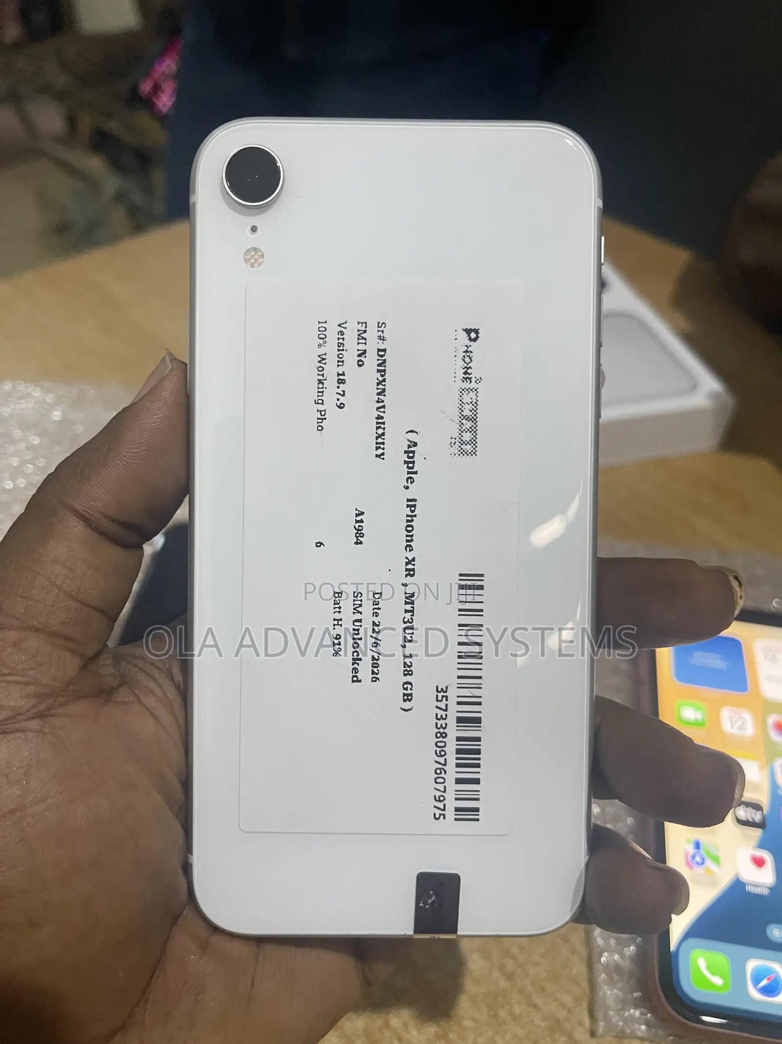 Apple iPhone XR 128 GB White