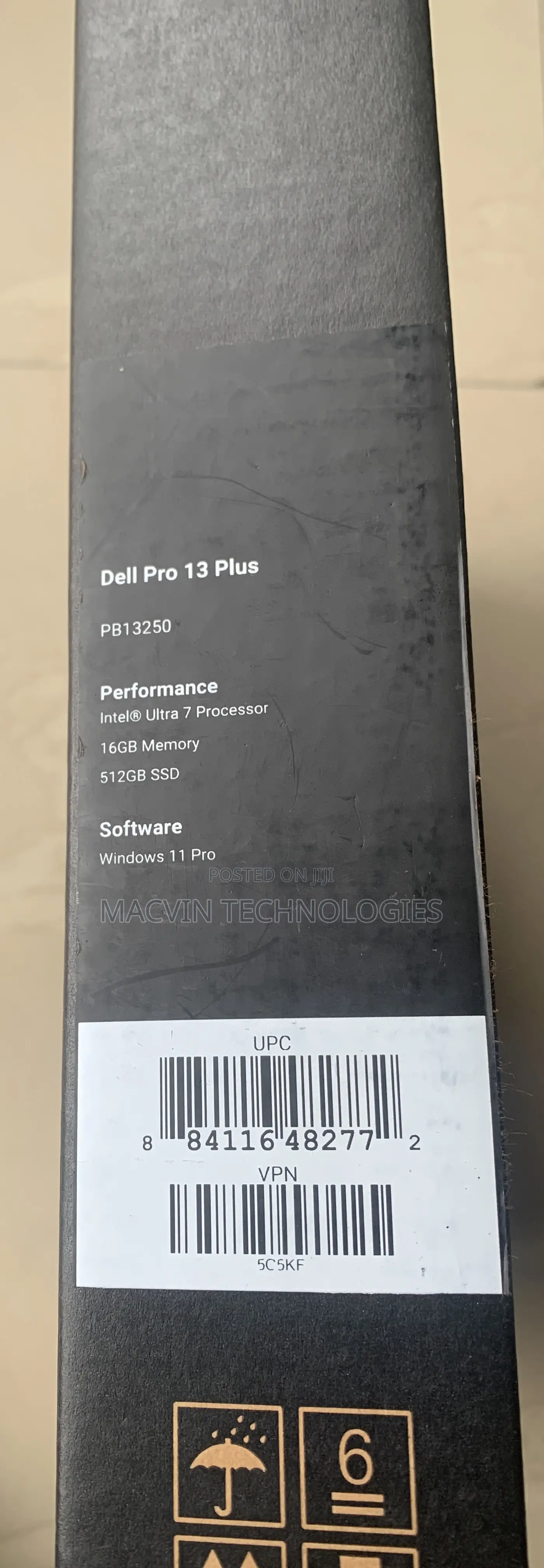 New Laptop Dell Pro 13 16GB Intel Core Ultra 7 SSD 512GB