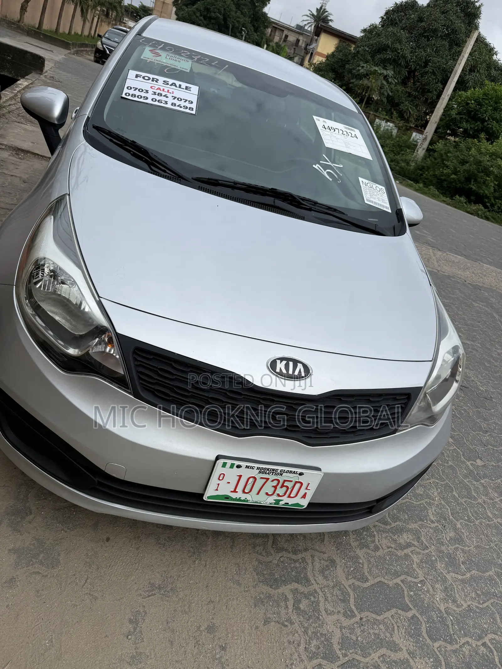 Kia Rio LX 4dr Sedan (1.6L 4cyl 6M) 2014 Silver
