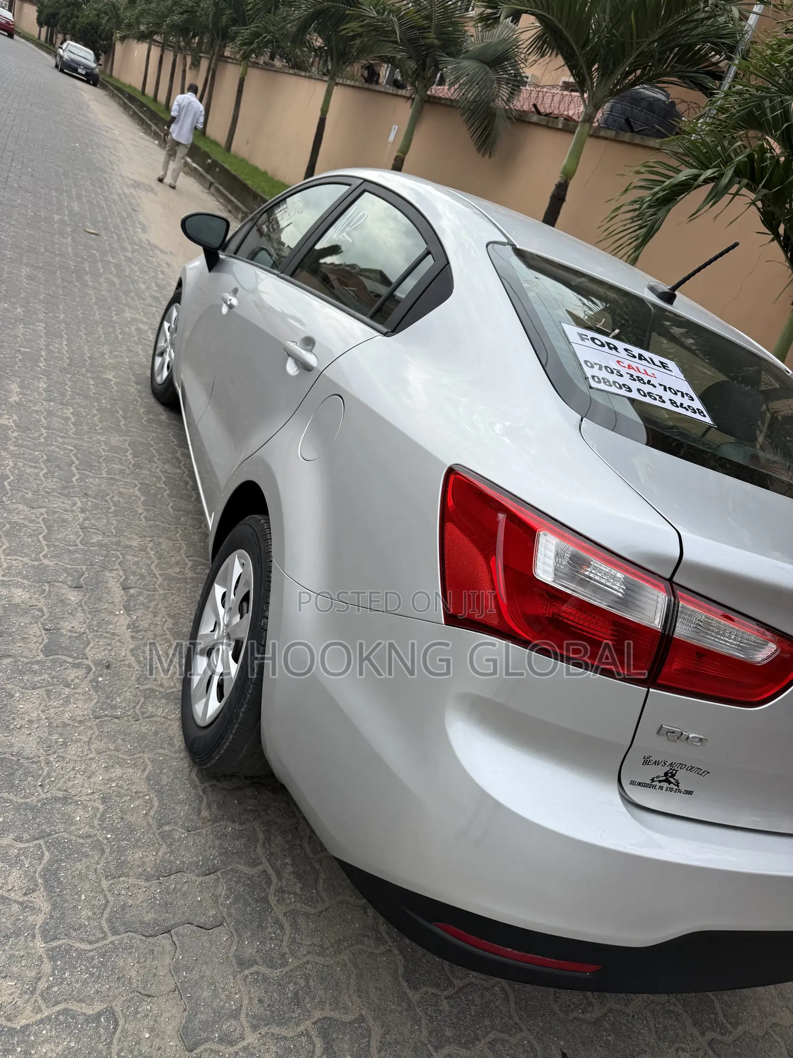 Kia Rio LX 4dr Sedan (1.6L 4cyl 6M) 2014 Silver