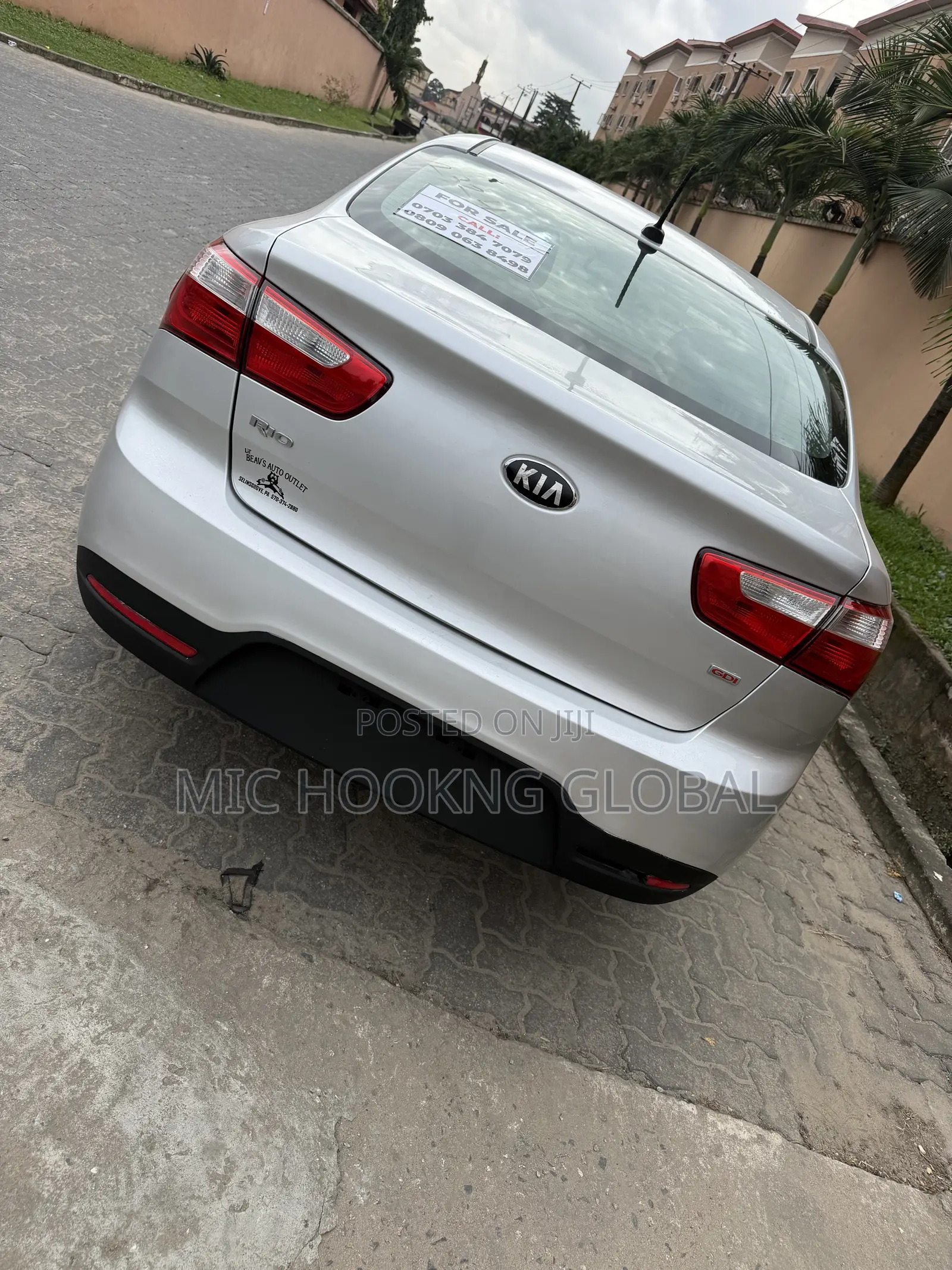 Kia Rio LX 4dr Sedan (1.6L 4cyl 6M) 2014 Silver