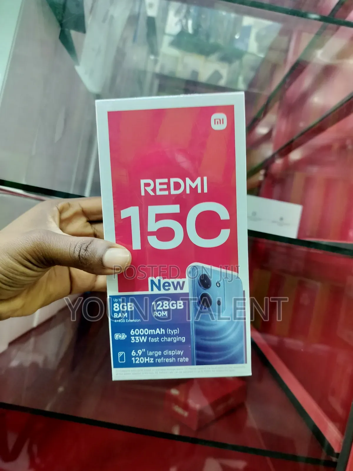 New Xiaomi Redmi 15C 4G 128 GB Black