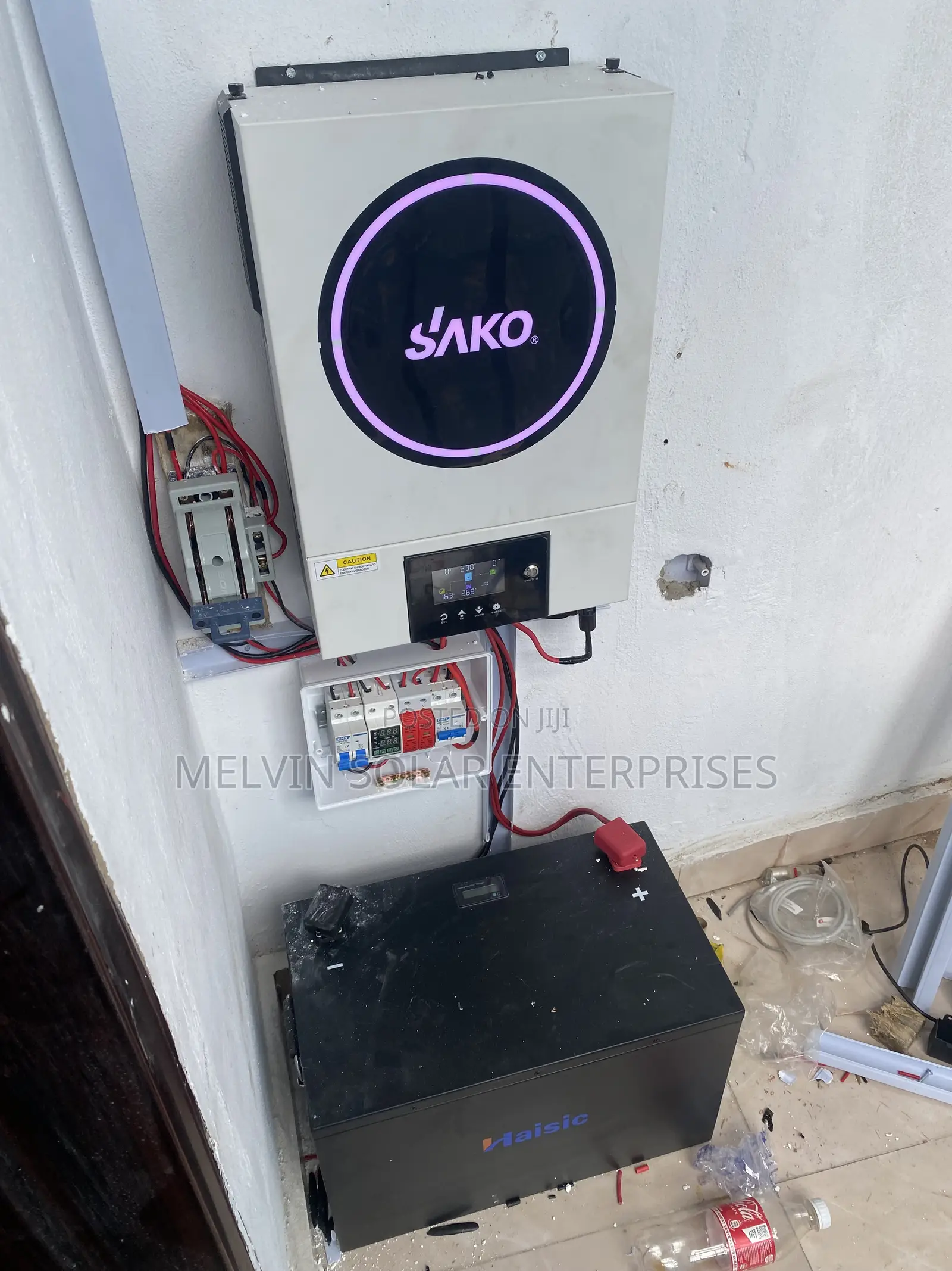 8KWH /4.2kva Haisic/Sako 24v Installation Dm Let’s Deal at Affordable