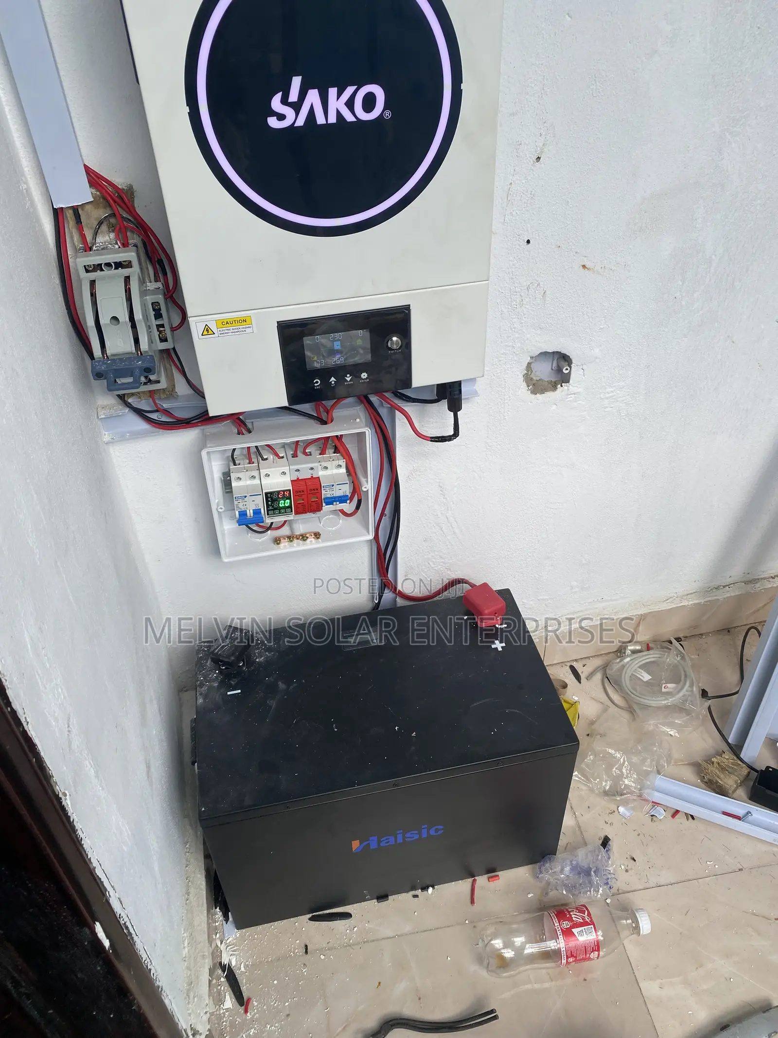 8KWH /4.2kva Haisic/Sako 24v Installation Dm Let’s Deal at Affordable