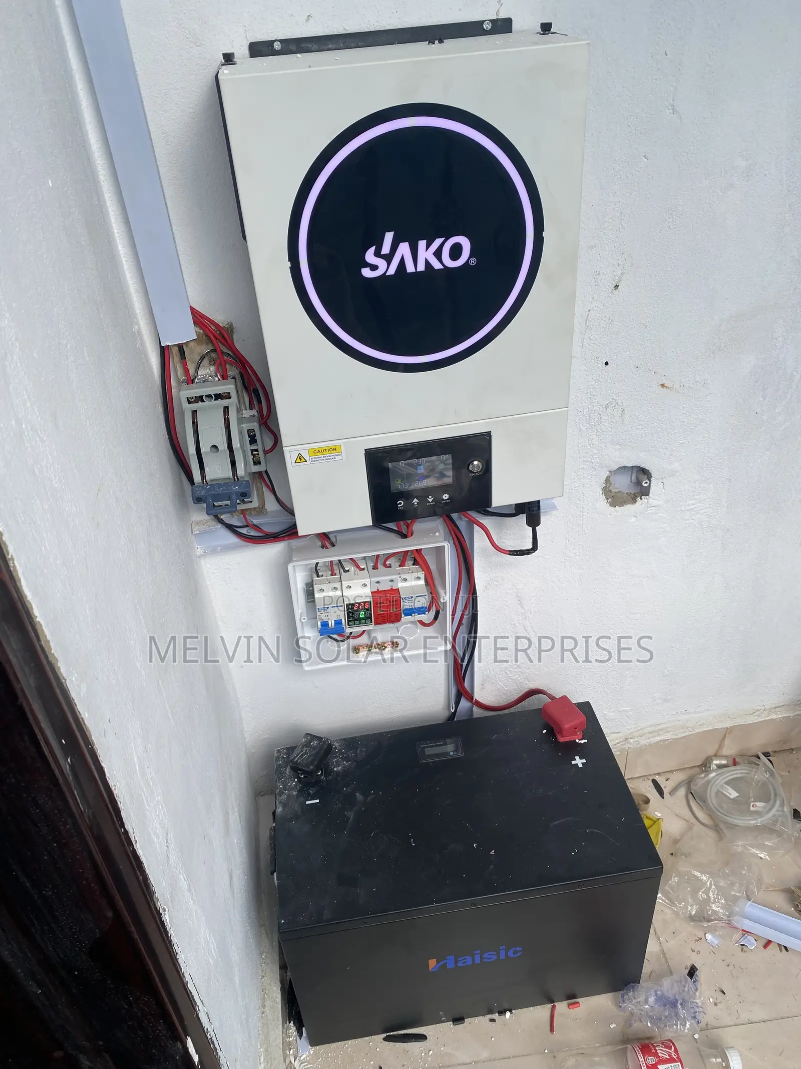 8KWH /4.2kva Haisic/Sako 24v Installation Dm Let’s Deal at Affordable