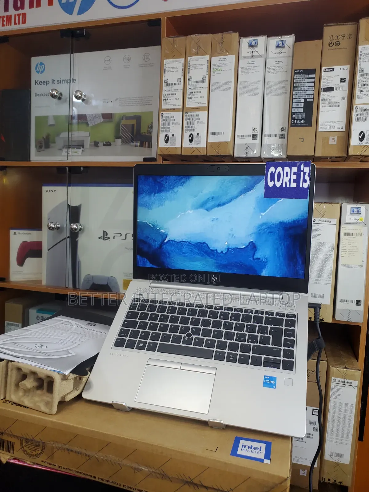 New Laptop HP EliteBook 755 G5 8GB Intel Core i3 SSD 256GB