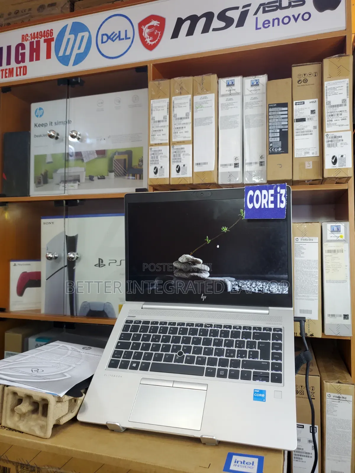 New Laptop HP EliteBook 755 G5 8GB Intel Core i3 SSD 256GB