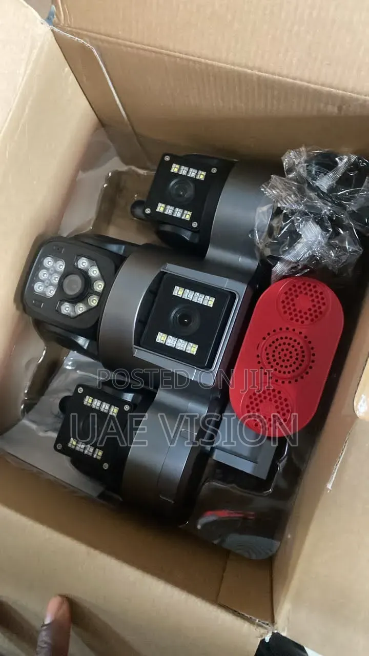 HiEasy 4 Lens Solar Camera With 2 Panels Full HD High Quality