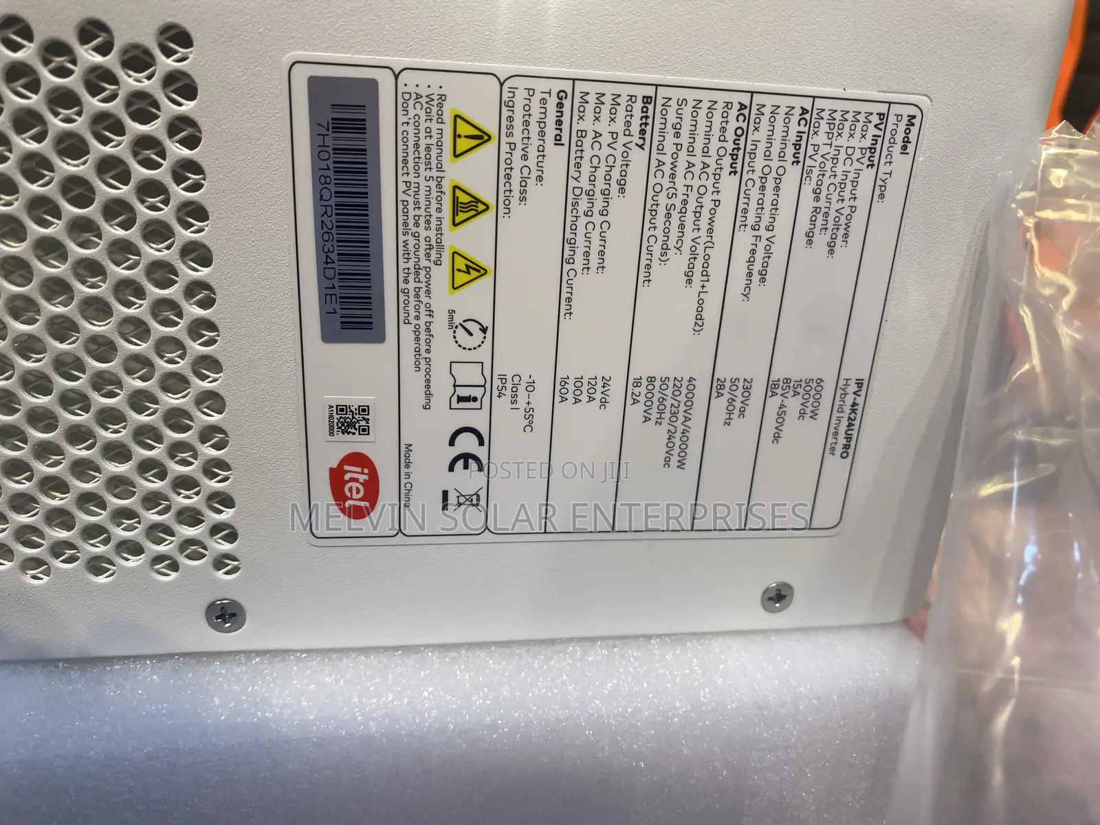 4kva Itel Solar Hybrid Inverter Available Now in Store Let’s Deal Now