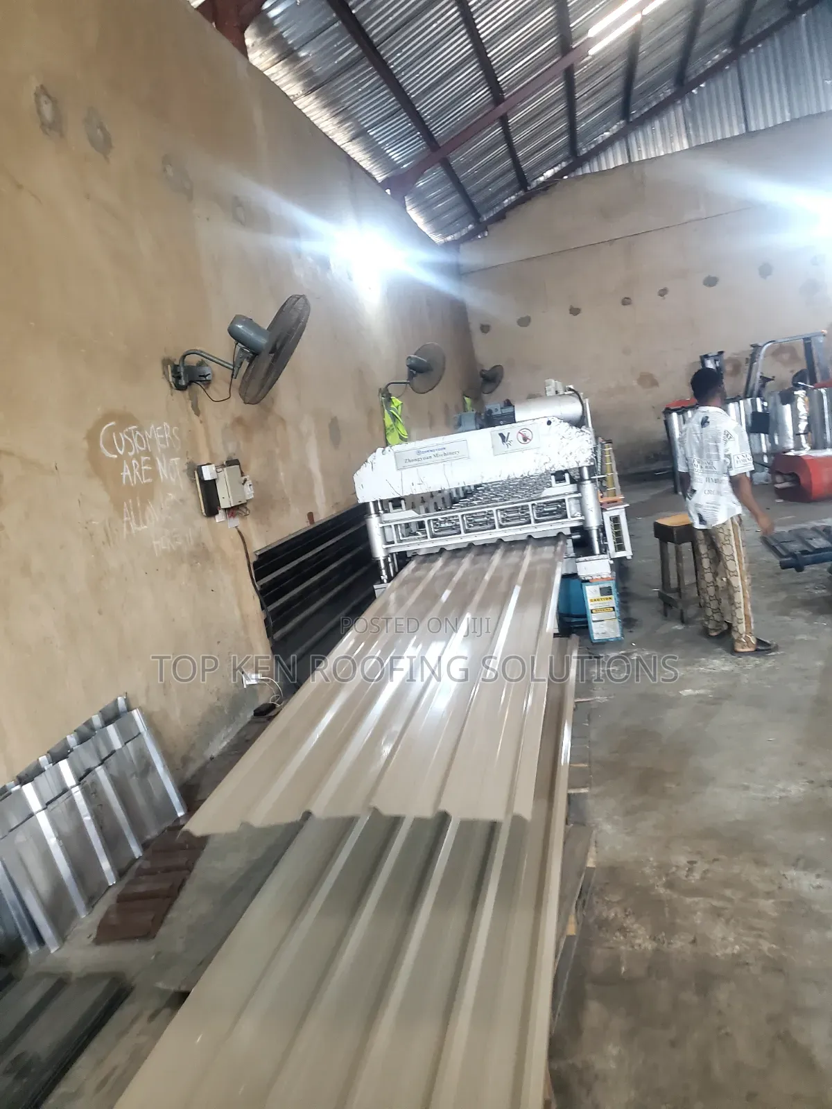 0.55 Mm Beige Oven Baked Aluminum Sheet
