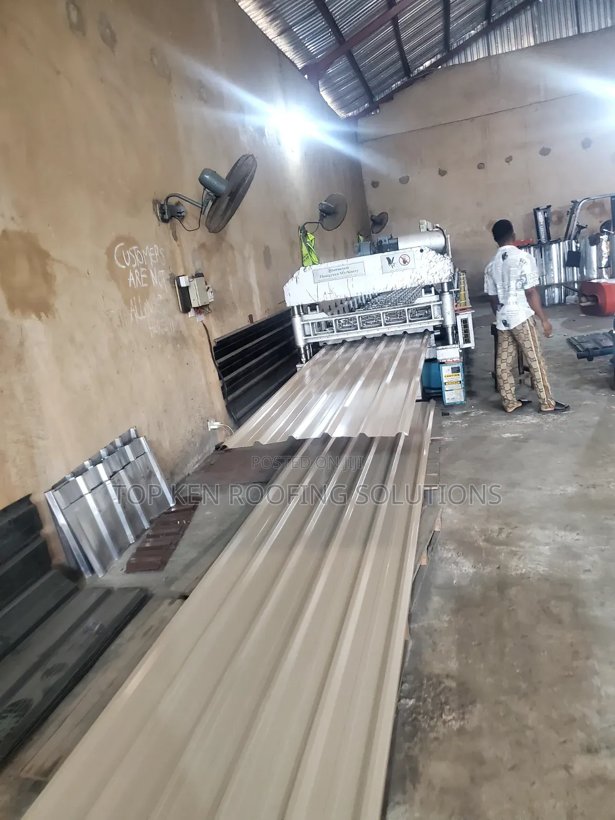 Beige Oven Baked Aluminium Sheet 0.58 Thickness