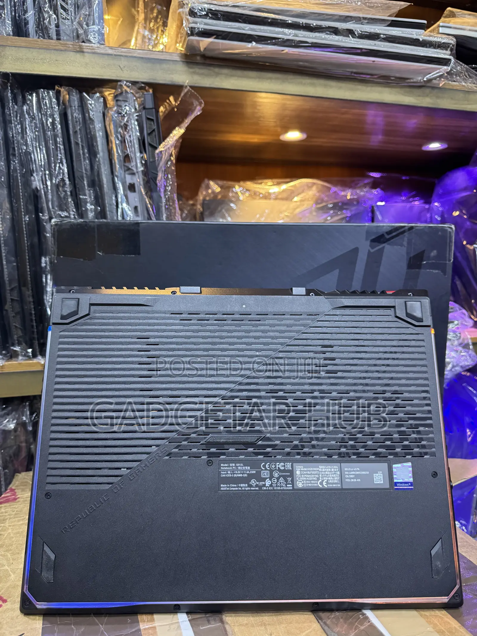 New Laptop Asus ROG Strix G15 8GB Nvidia SSD 512GB