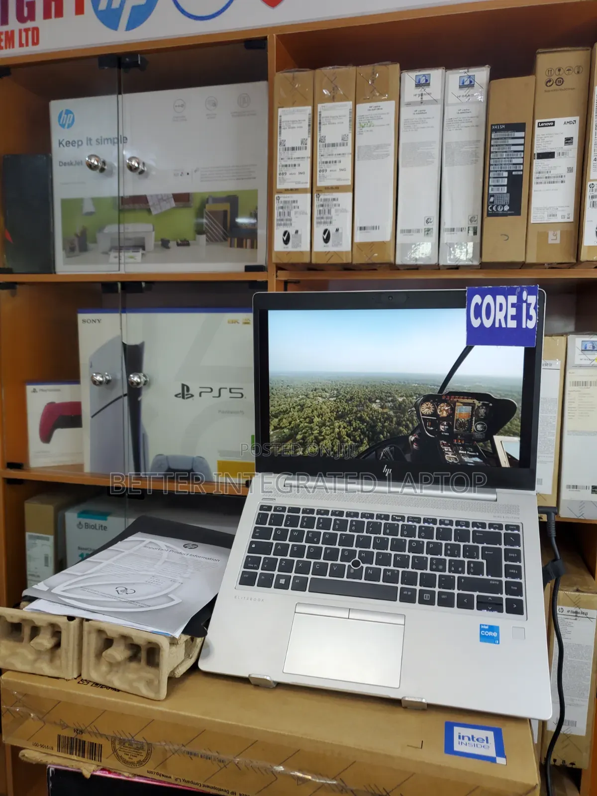 New Laptop HP EliteBook 755 G5 8GB Intel Core i3 SSD 512GB