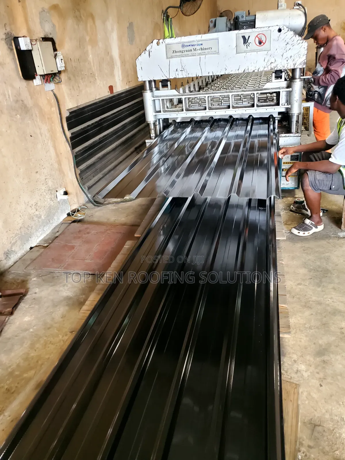 0.58 Thickness Black Oven Baked Aluminum