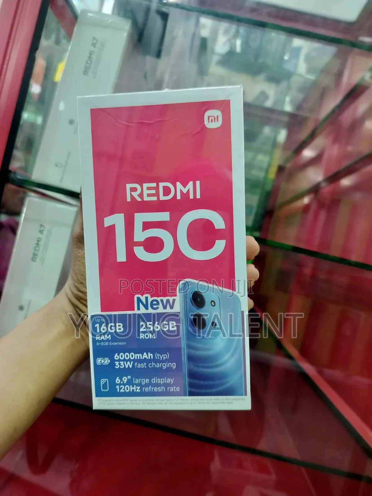 New Xiaomi Redmi 15C 4G 256 GB Black