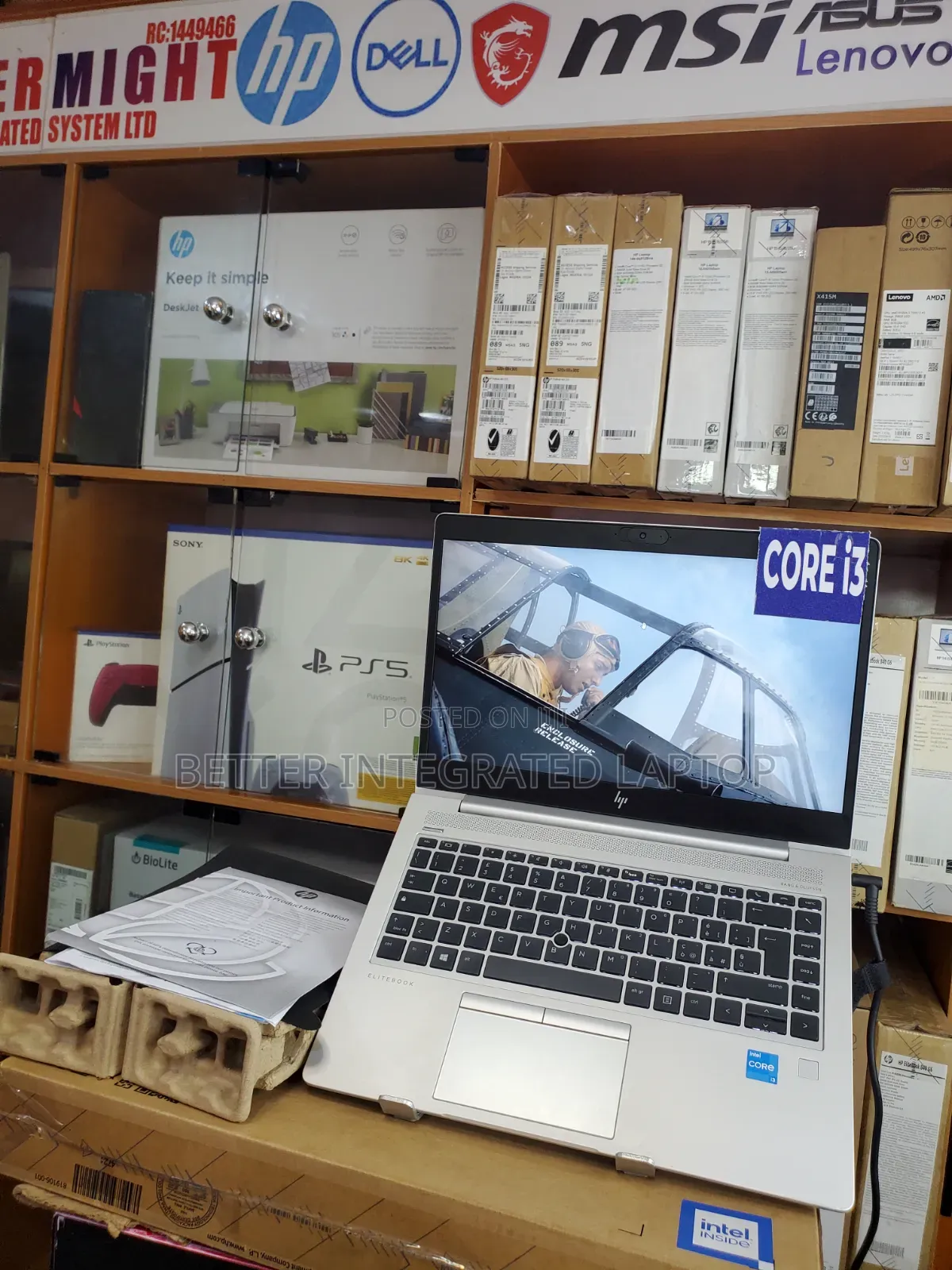 New Laptop HP EliteBook 755 G5 12GB Intel Core i3 SSD 512GB