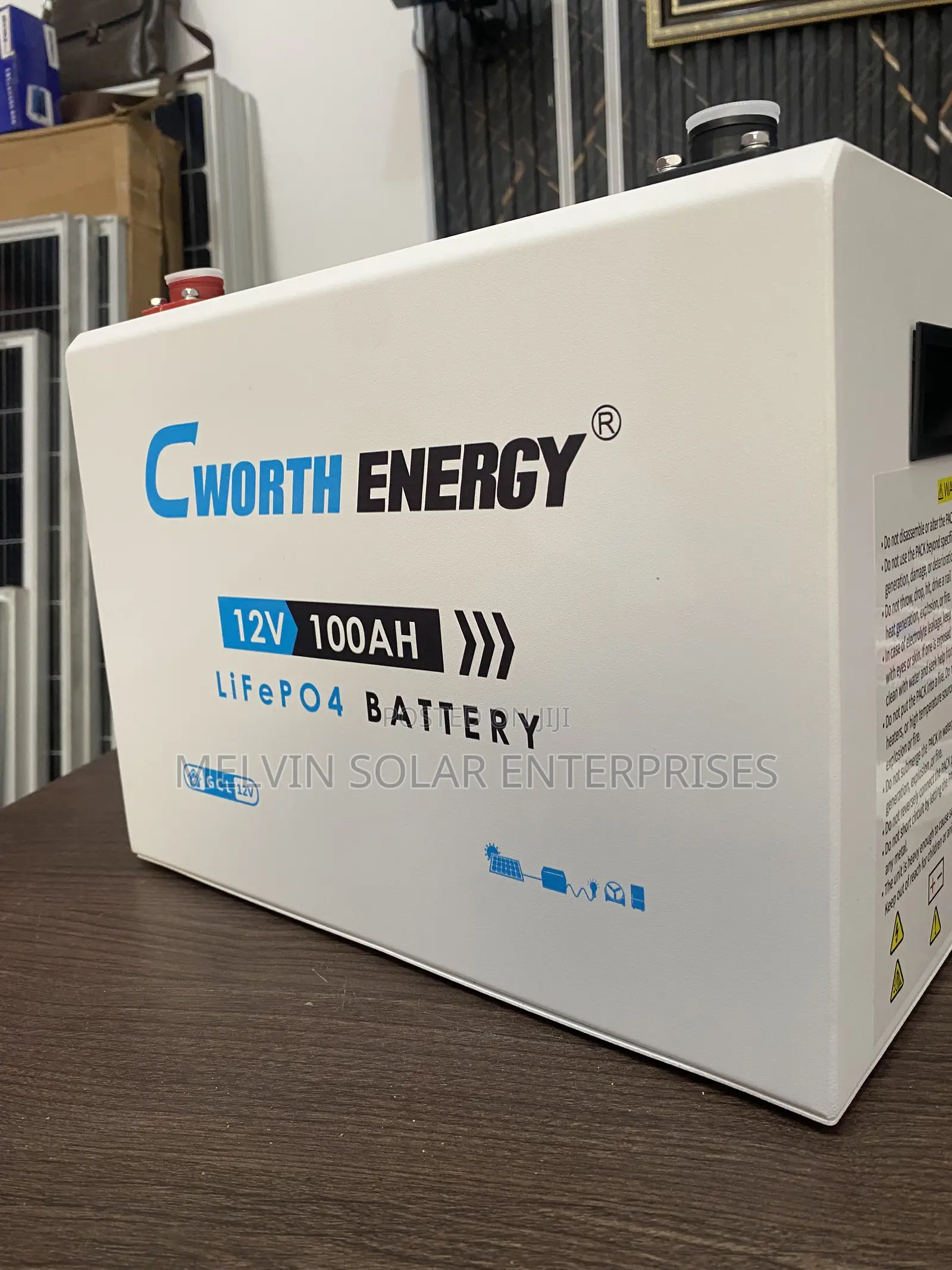 1.3kwh 100ah 12v CWORTH Energy Solar Enterprises Dm Let’s Deal Now