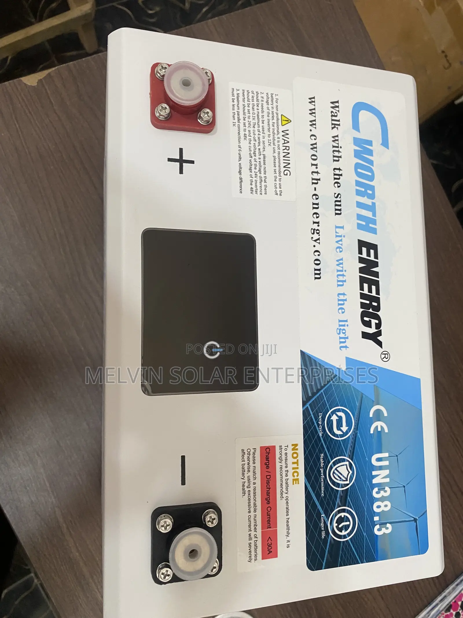1.3kwh 100ah 12v CWORTH Energy Solar Enterprises Dm Let’s Deal Now
