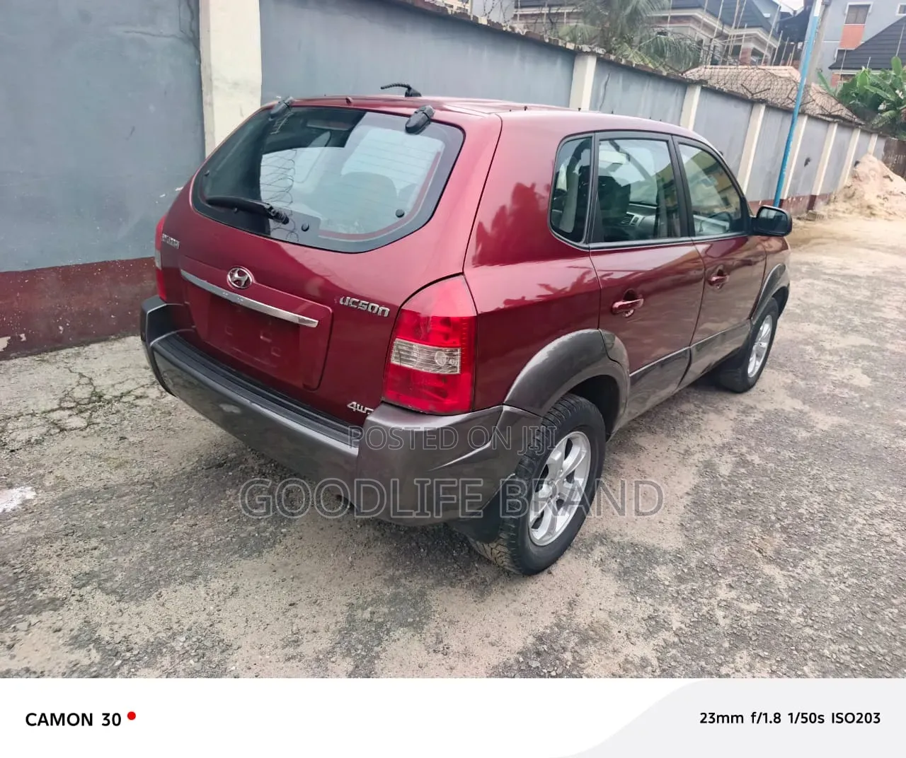 Hyundai Tucson Limited 4x4 2006 Red