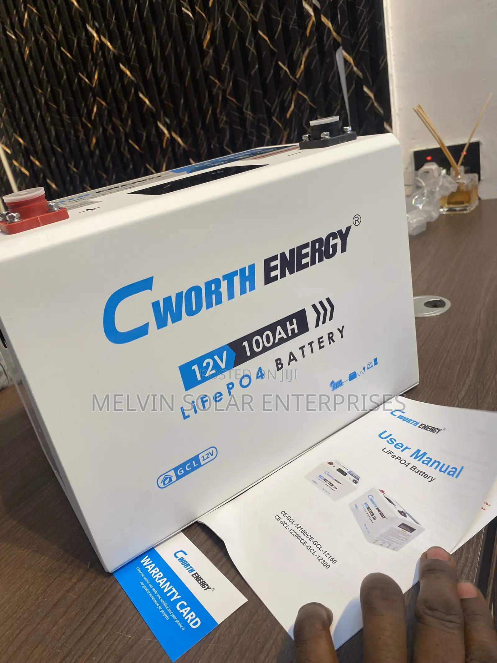 1.3kwh 100ah 12v Cworth Energy Solar Lithium Ion Phosphate Batteries