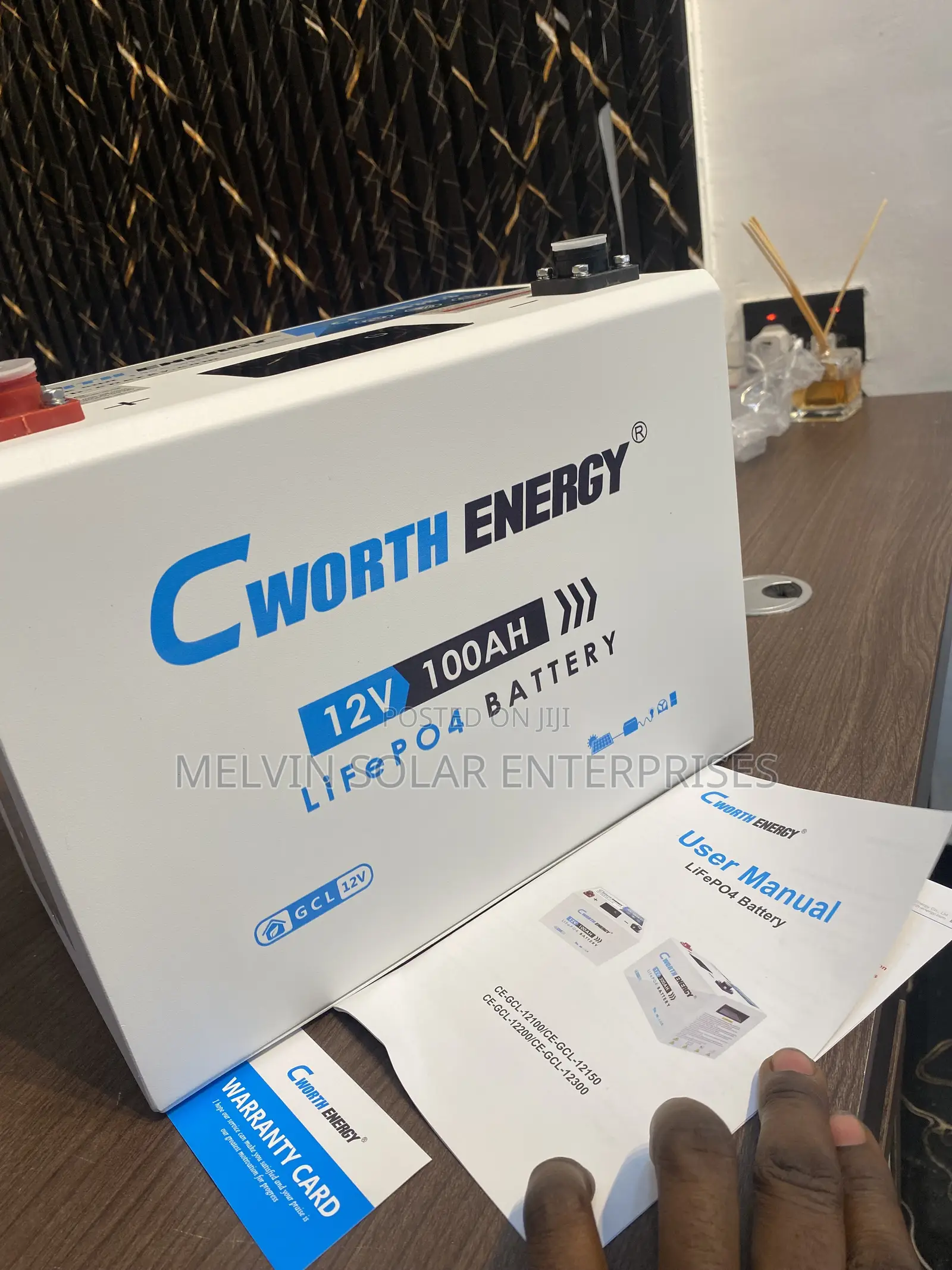 1.3kwh 100ah 12v Cworth Energy Solar Lithium Ion Phosphate Batteries