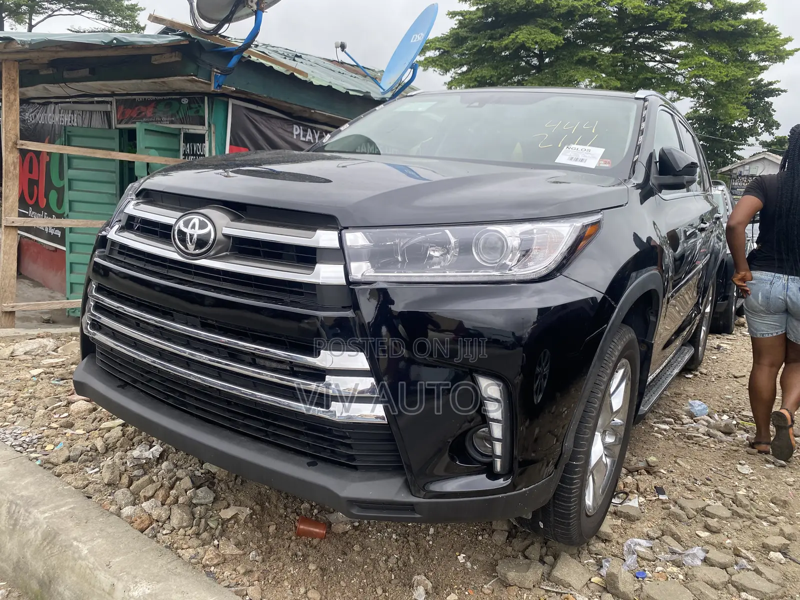 Toyota Highlander Limited V6 4x4 (3.5L 6cyl 6A) 2016 Black