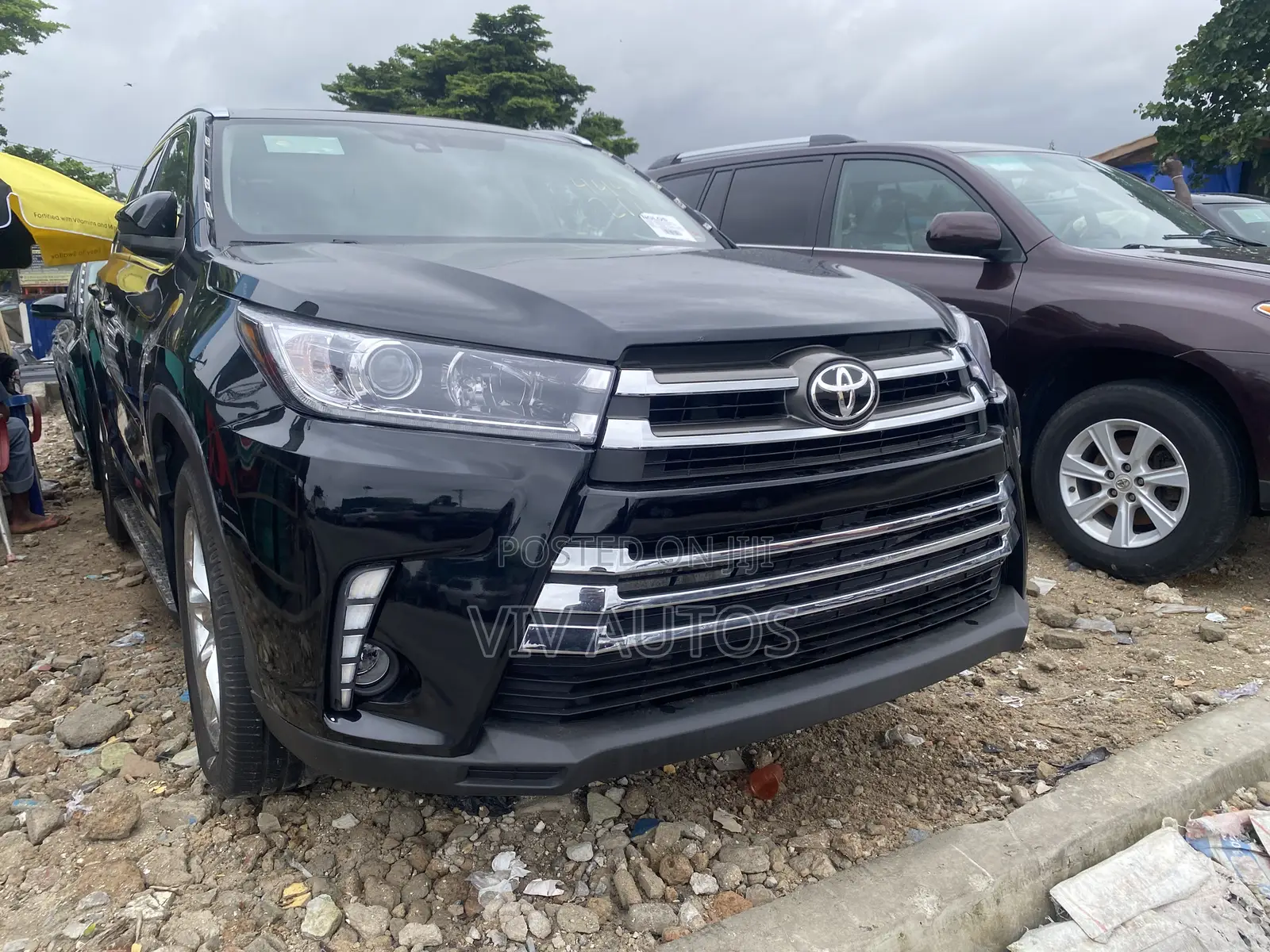 Toyota Highlander Limited V6 4x4 (3.5L 6cyl 6A) 2016 Black
