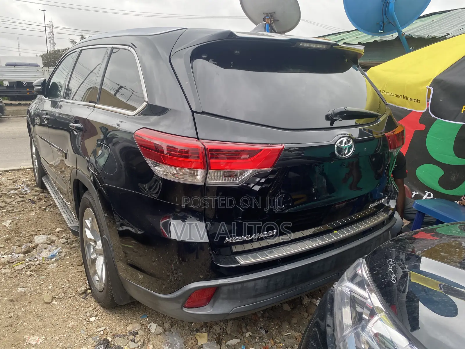 Toyota Highlander Limited V6 4x4 (3.5L 6cyl 6A) 2016 Black