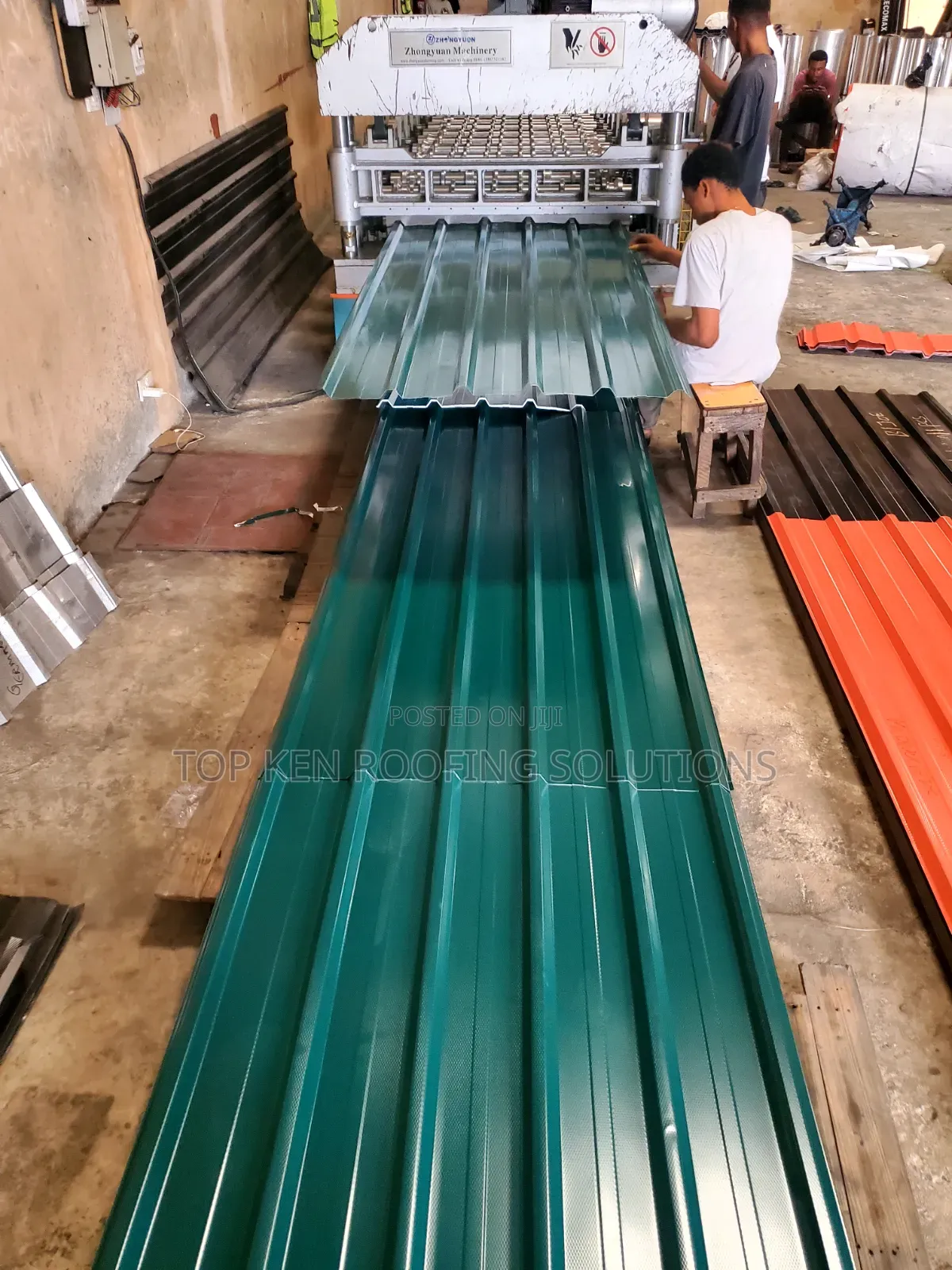 0.45 Gauge Green Aluminium Sheet