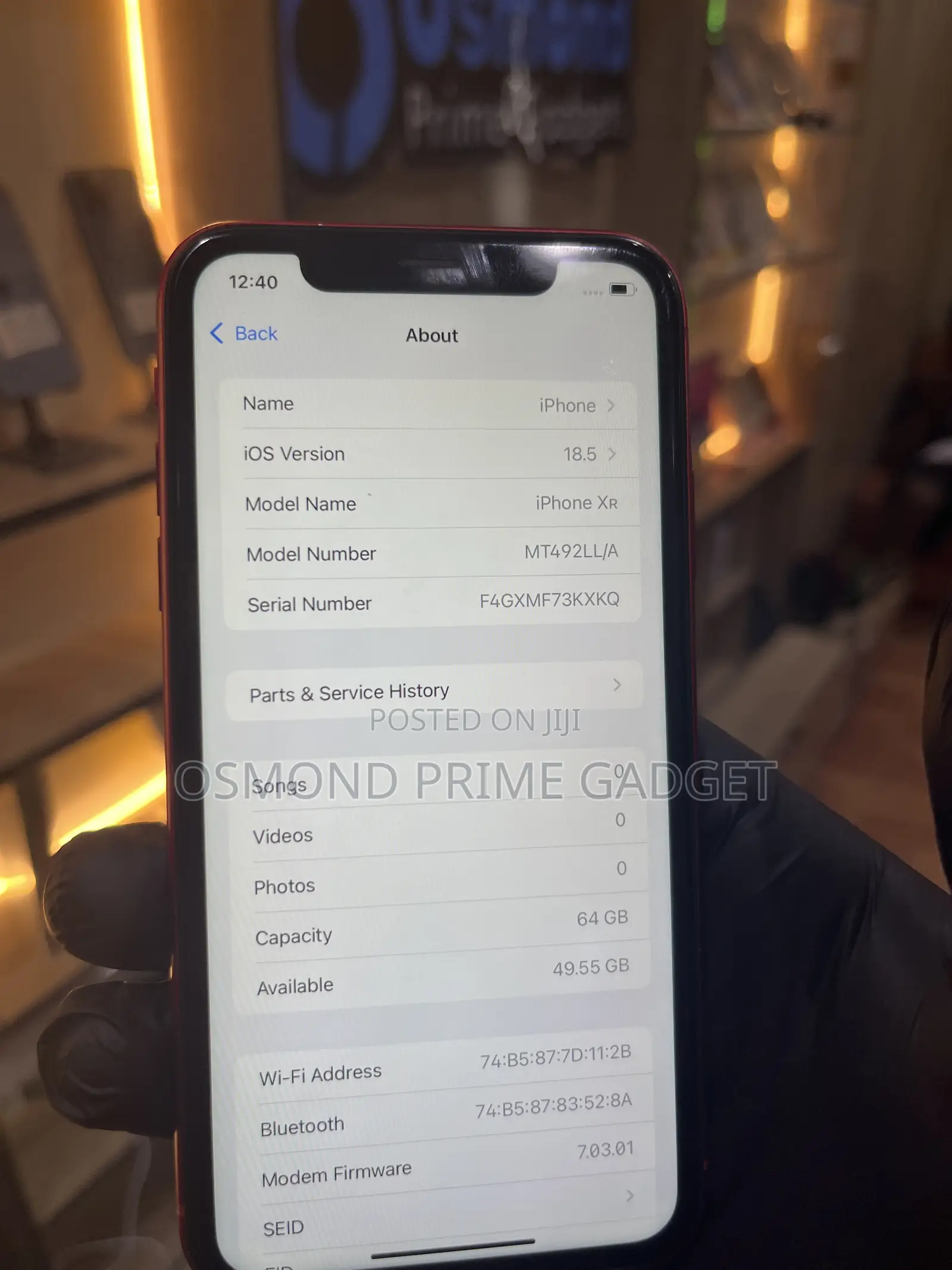Apple iPhone XR 64 GB Red