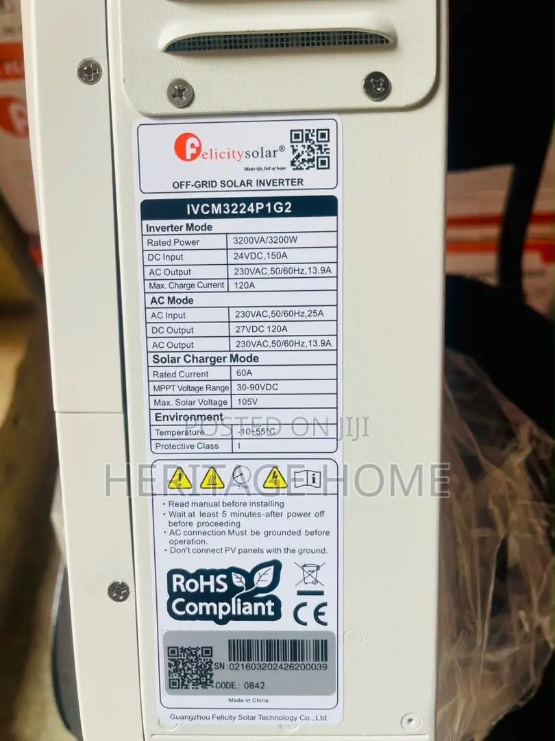 3.2KVA Felicity Inverter Hybrid