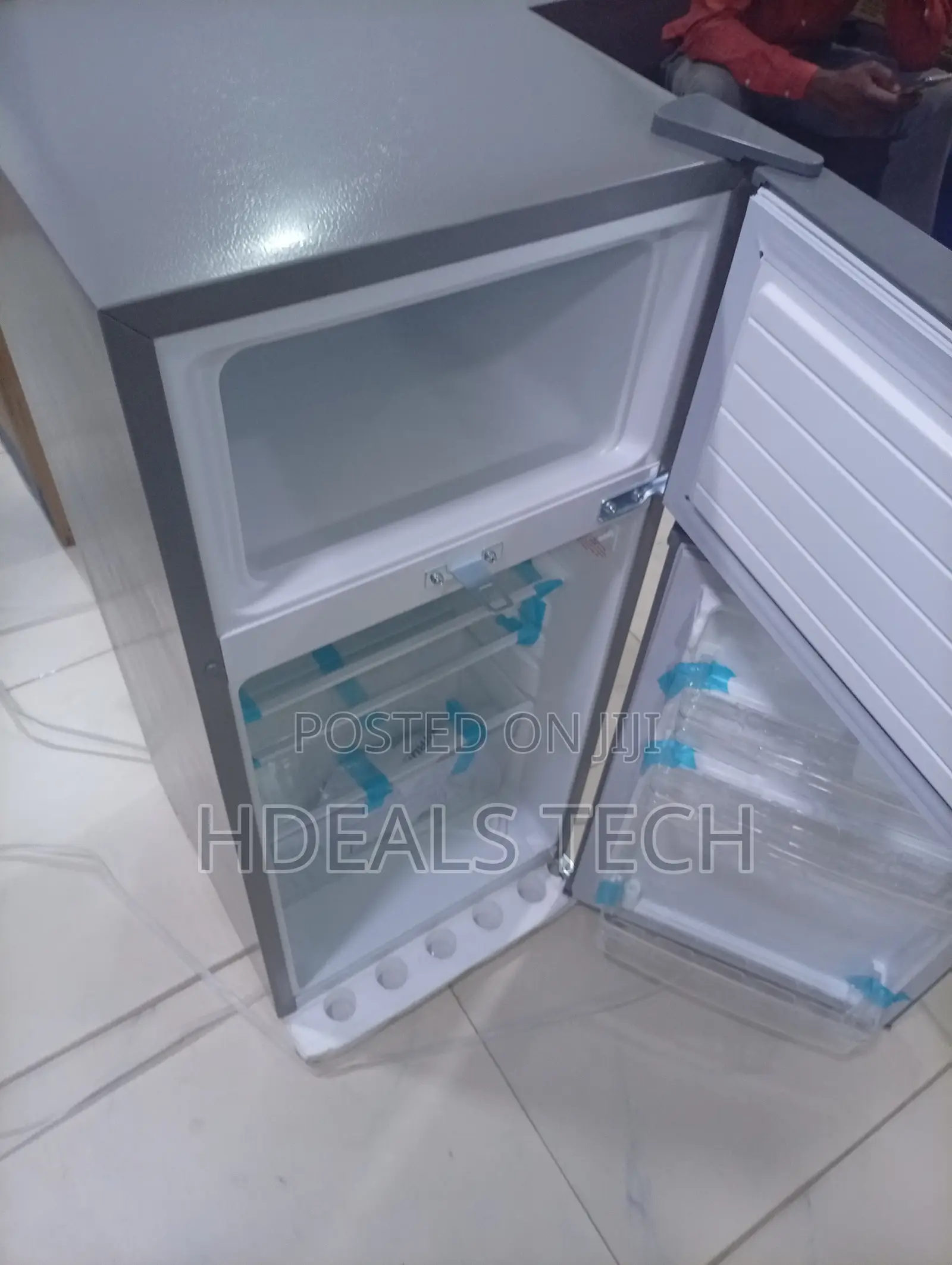Skyrun 120L Double Door Refrigerator Freezer for Kitchen Apartment
