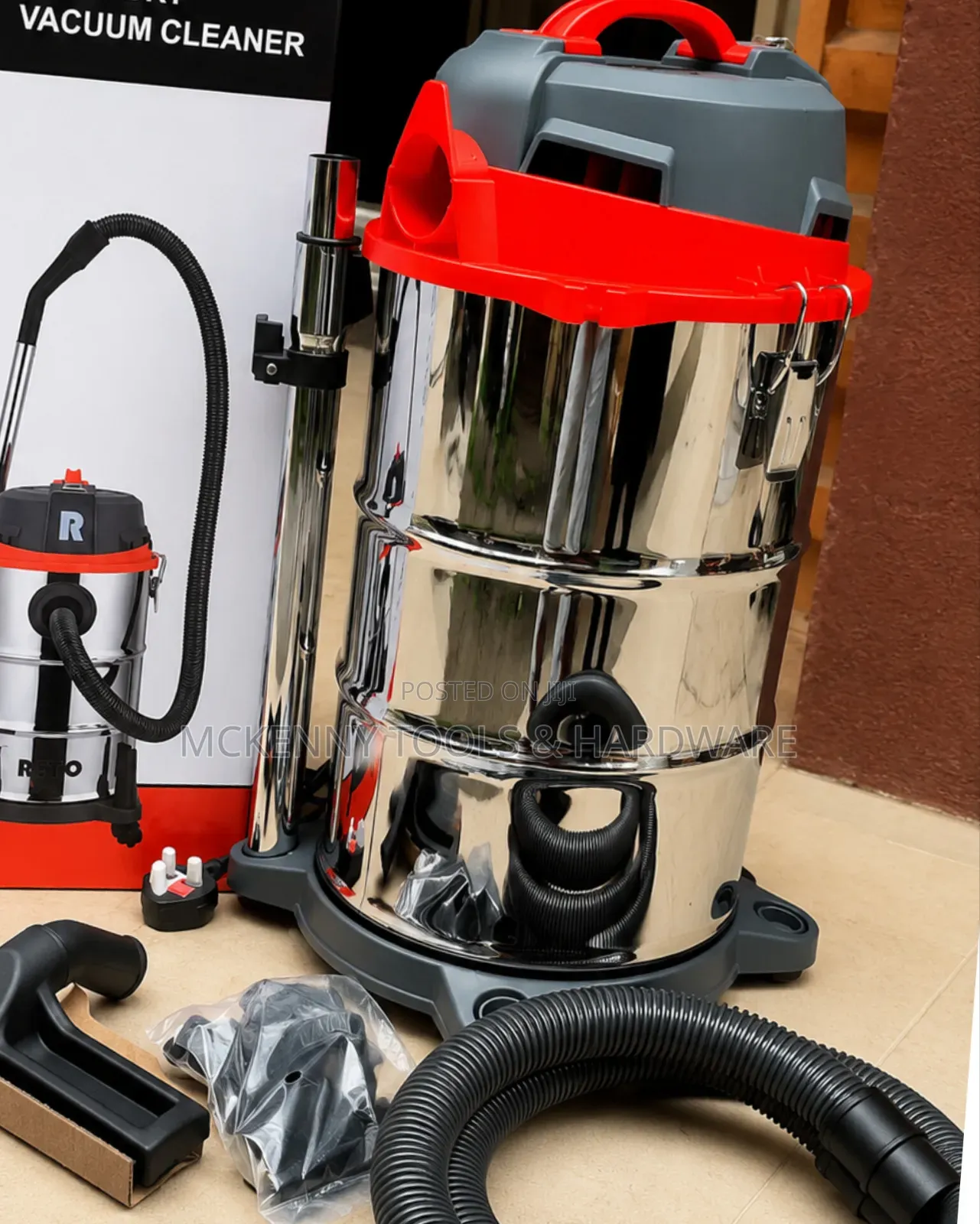 RETO 30L Wet Dry Industrial Vacuum Cleaner (1500W) – Brand New